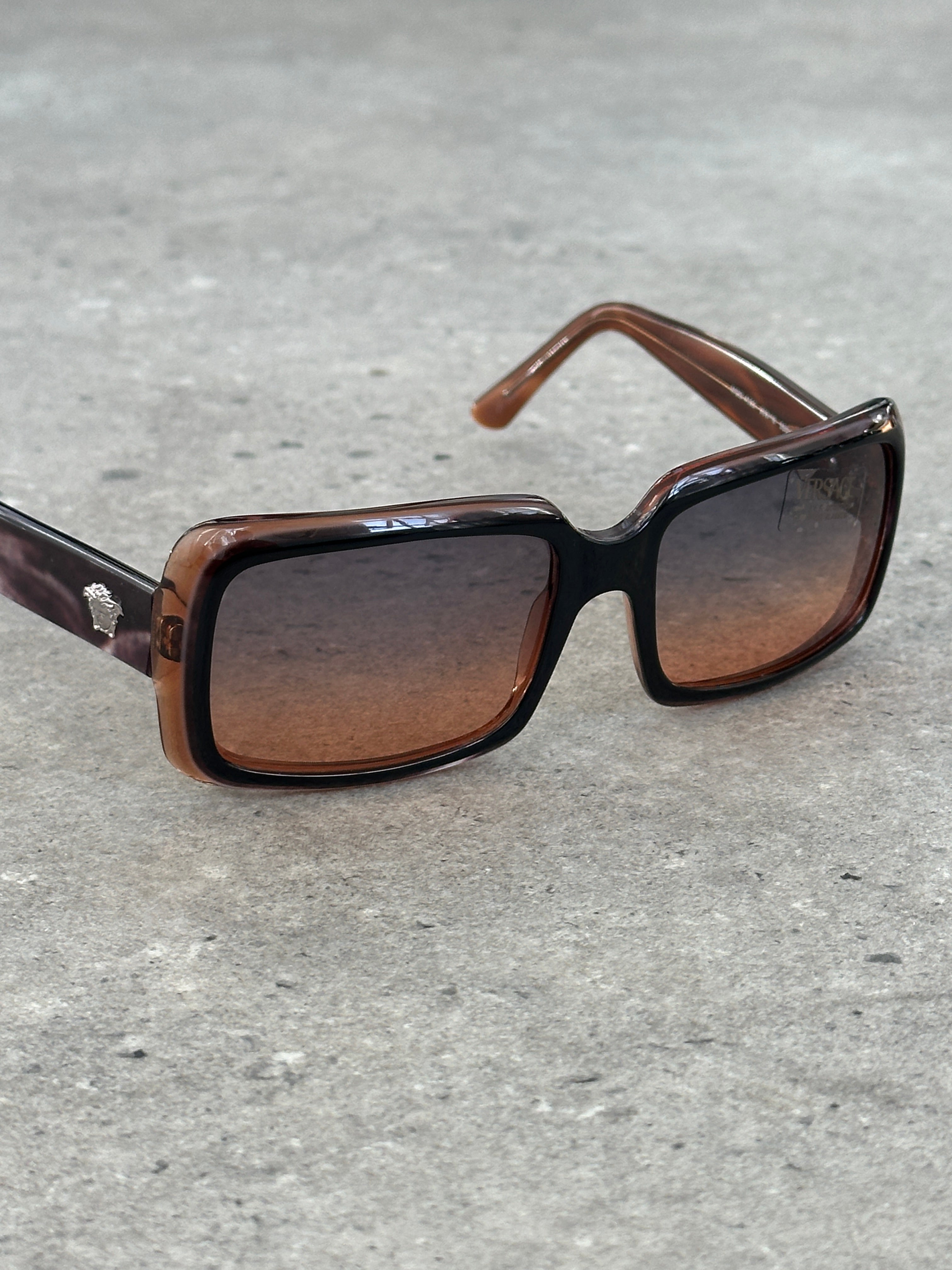 Versace 2000s Square Medusa Sunglasses | SYLK