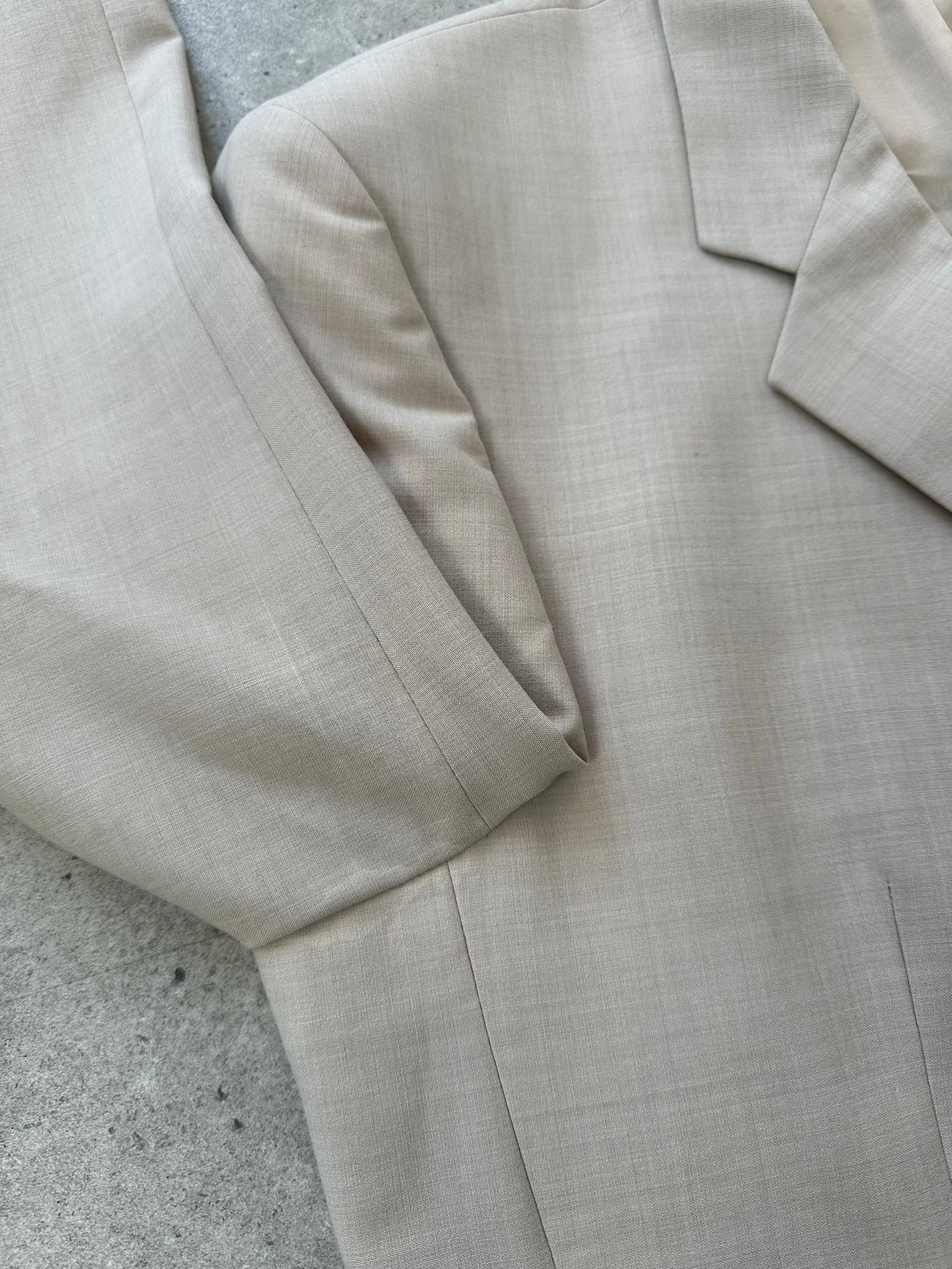 Vintage 1990s Wool Single Breasted Suit - 44R/W38