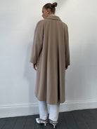 Vintage Wool Cashmere Concealed Placket Coat - M/L - SYLK