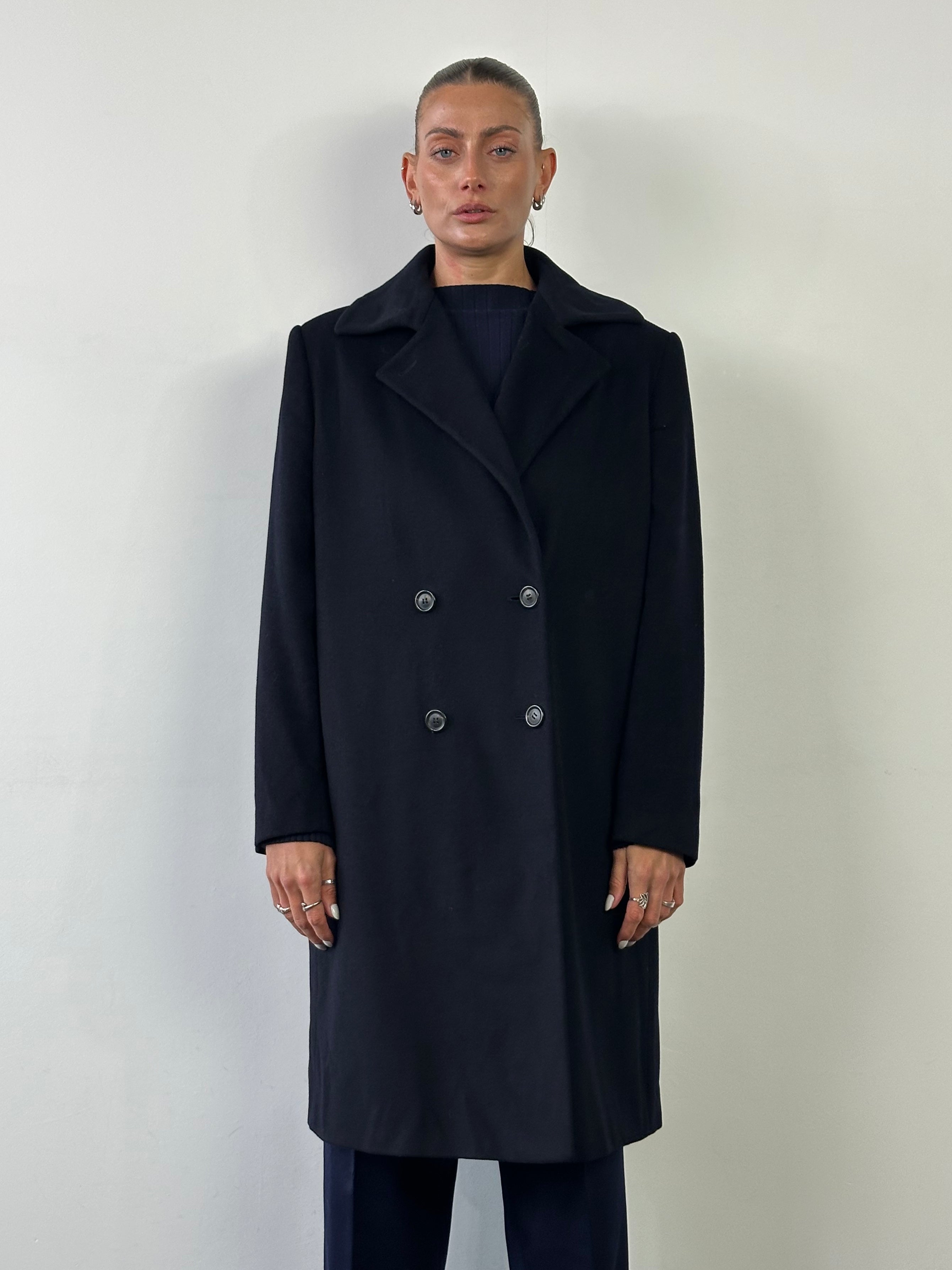 Loro Piana Pure Wool Double Breasted Coat - L/XL | SYLK