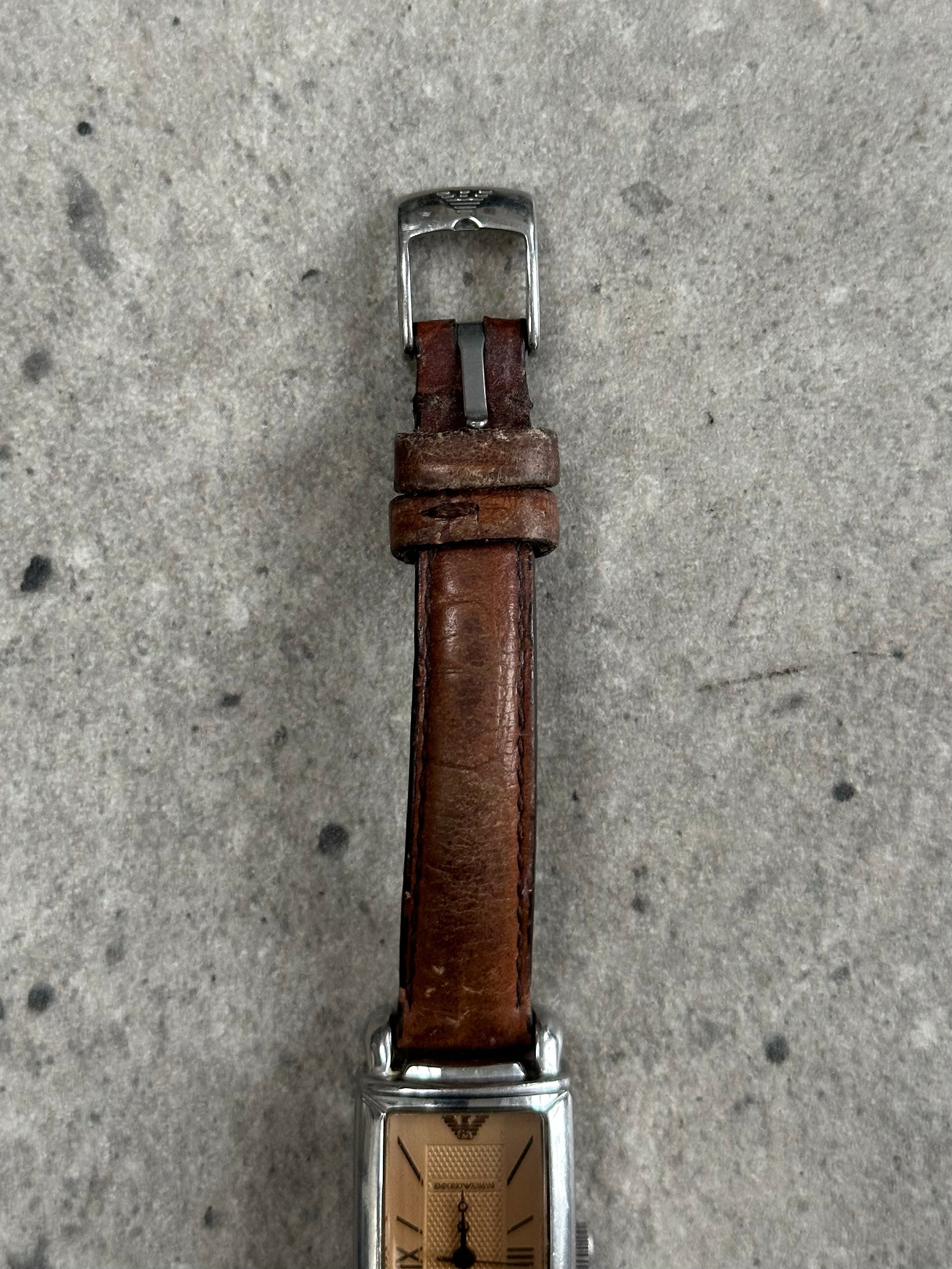 Emporio Armani 2000s Leather Watch