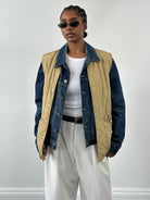 Burberry 1990s Nylon Bespoke Button Nova Check Gilet - M - SYLK