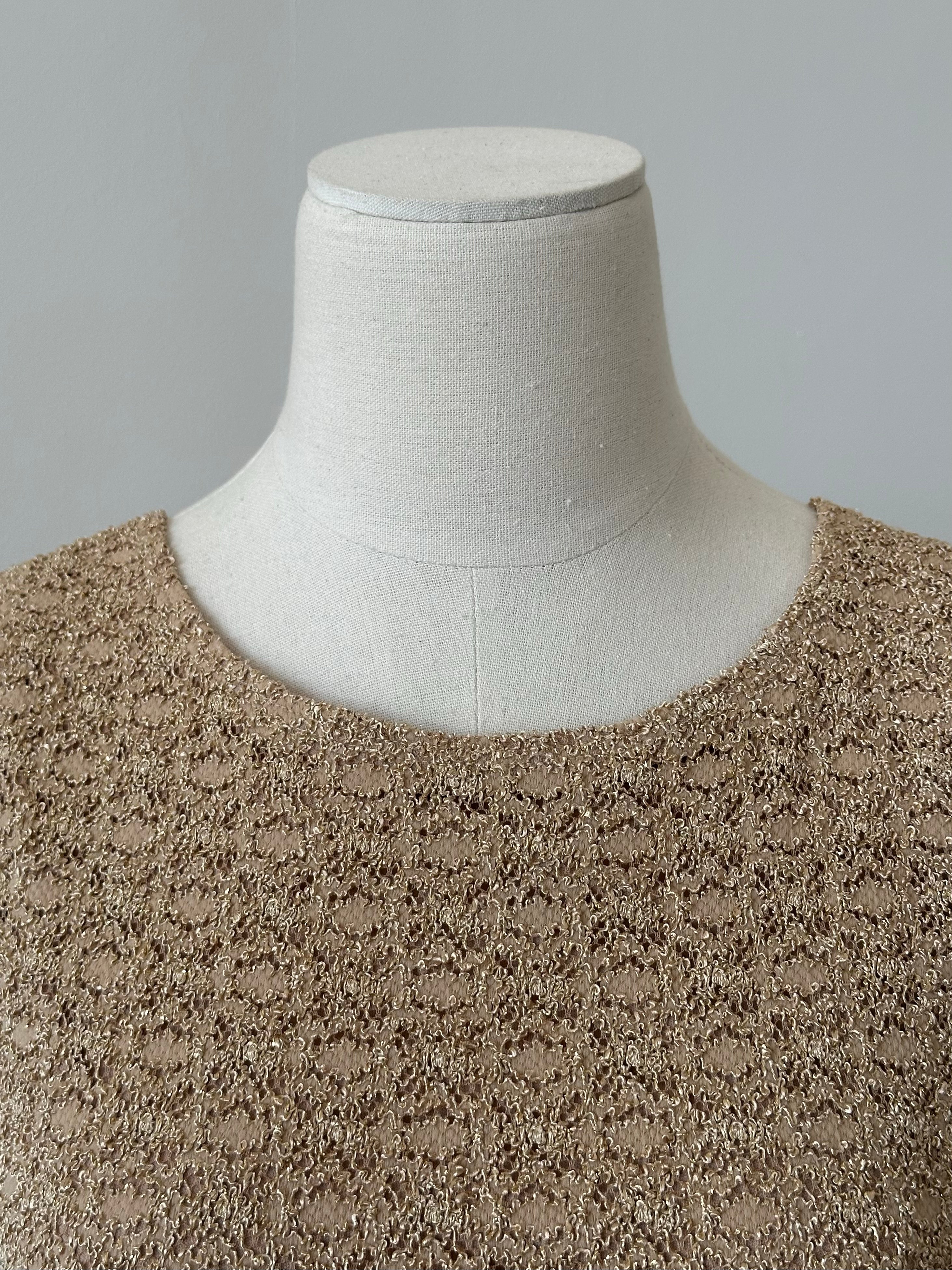 USA Vintage 1990s Sleeveless Knit Top - M