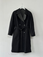 Vinatge Reversible Wool Belted Trench Coat - XL - SYLK