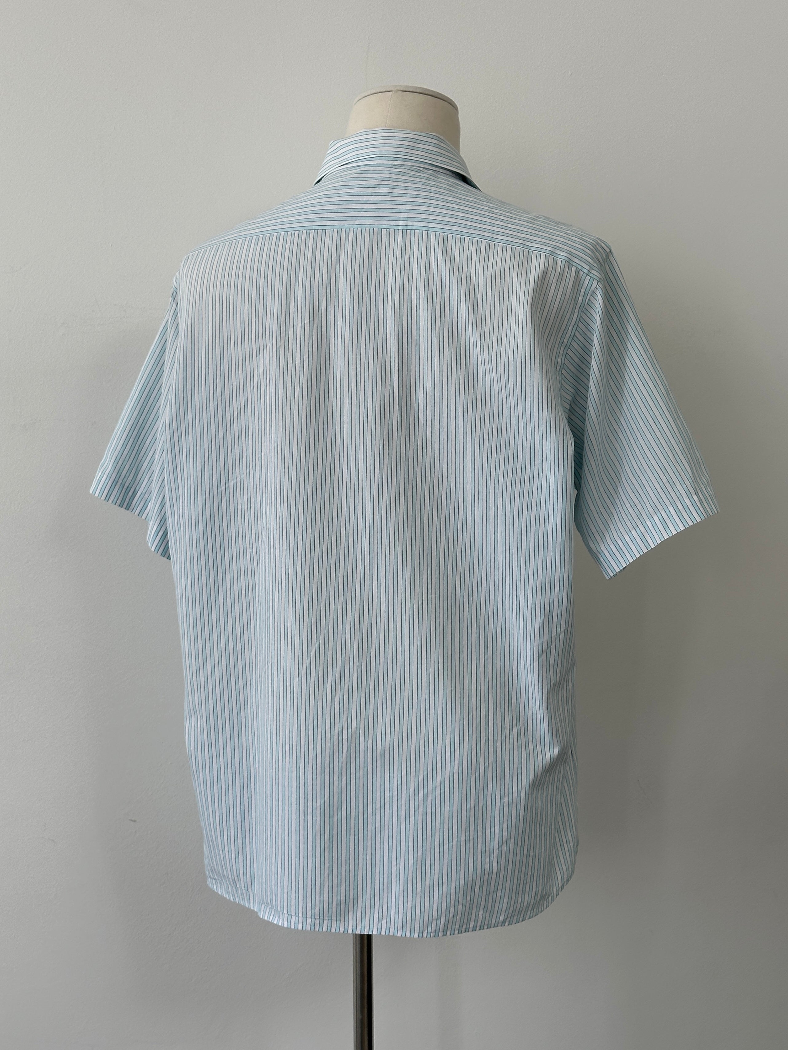 Christian Dior 1990s Cotton Check Short Sleeve Shirt - L