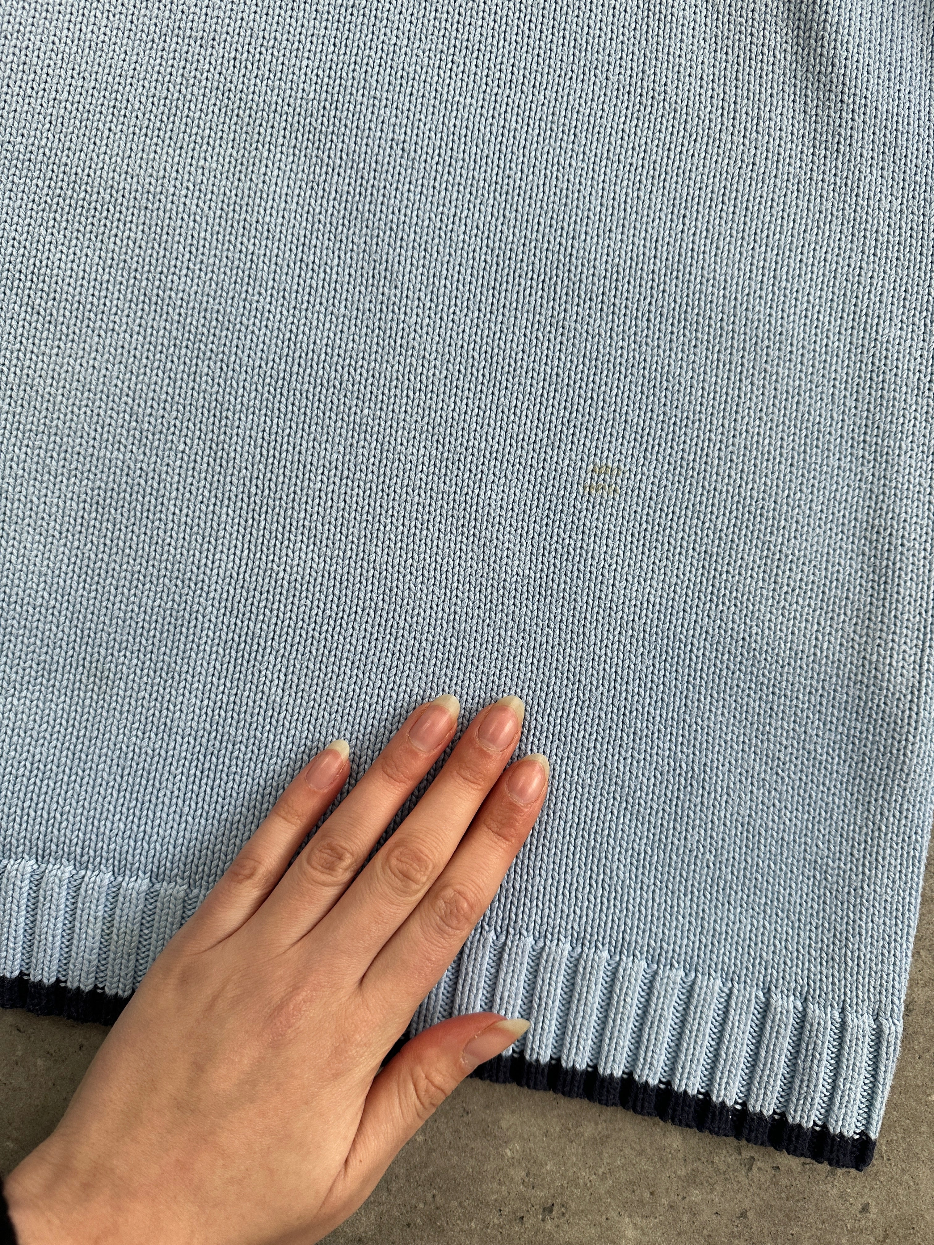 Yves Saint Laurent Pure Cotton Knitted Logo Jumper - XL/XXL - SYLK