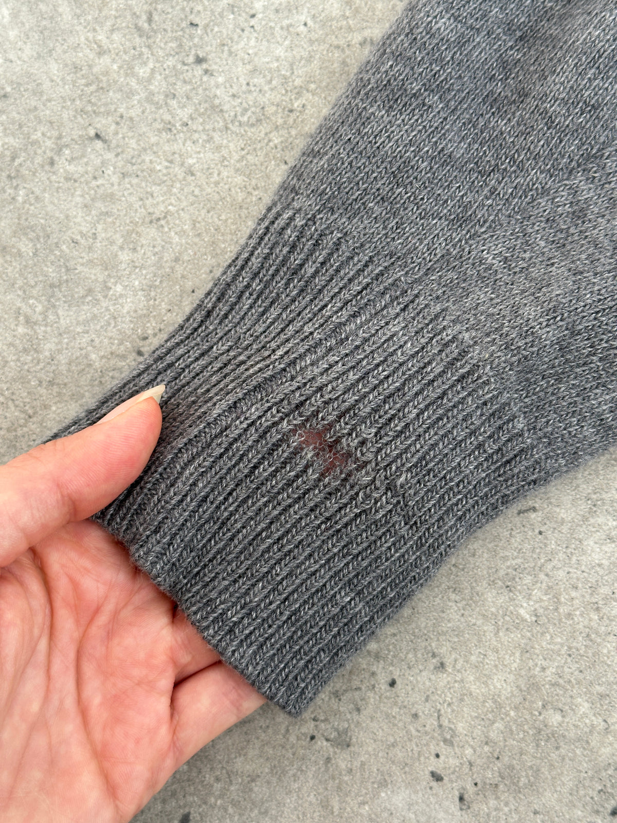 Yves Saint Laurent 1990s Wool Polo Jumper - S-M