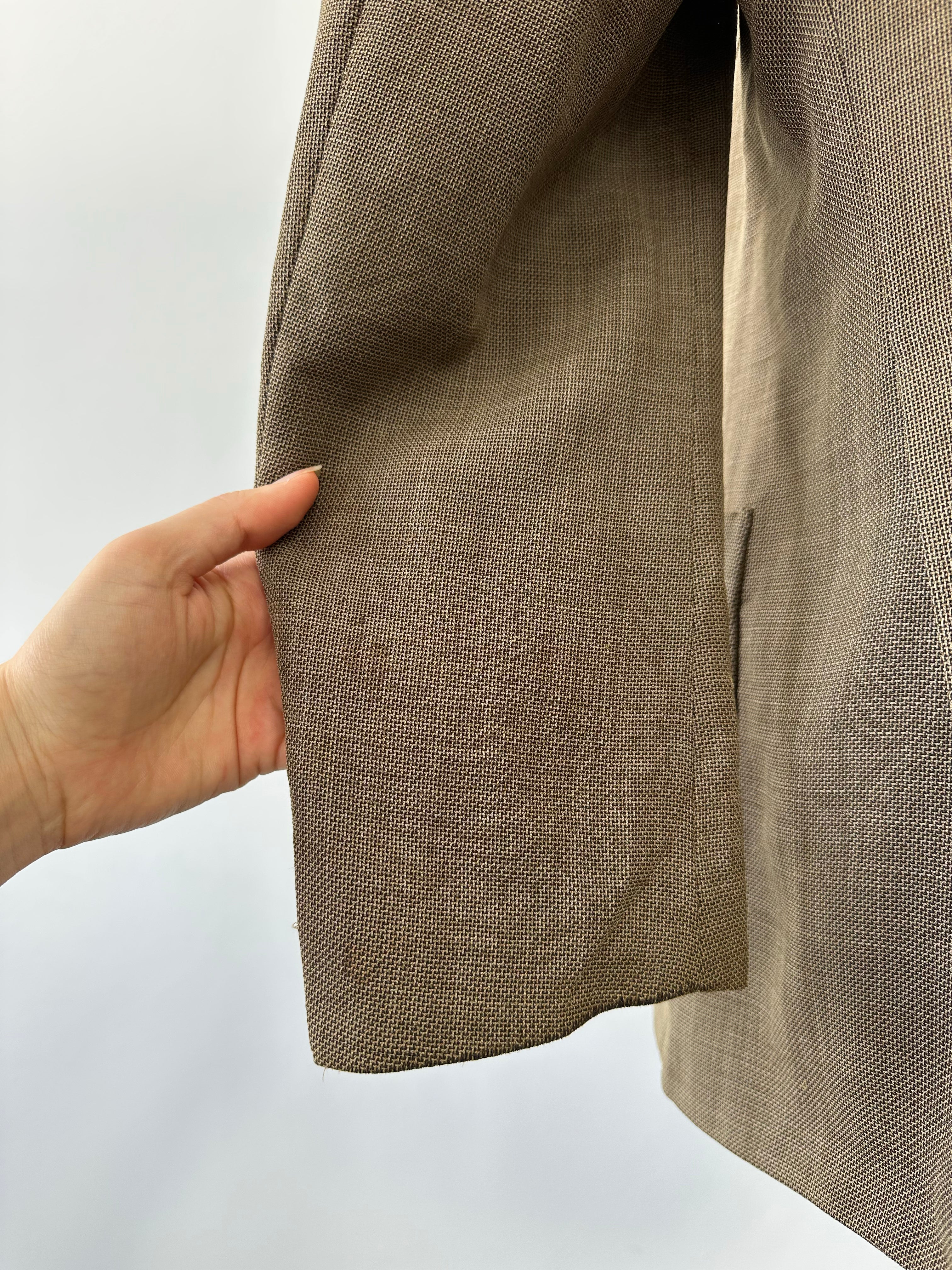 Hugo Boss x Loro Piana 1990s Pure Wool Single Breasted Blazer - 46R