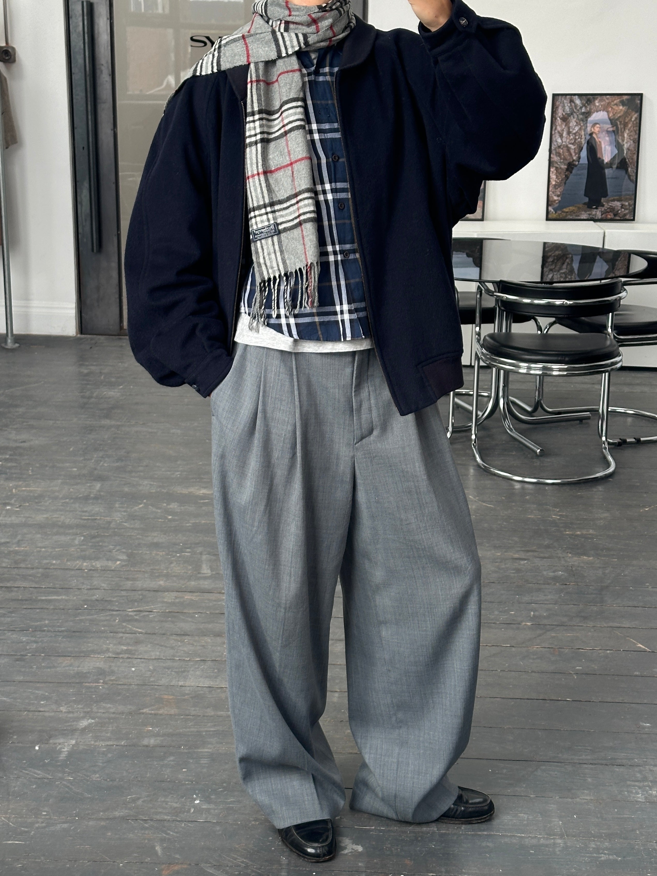 Burberry 1990s Pure Lambswool Nova Check Scarf - SYLK