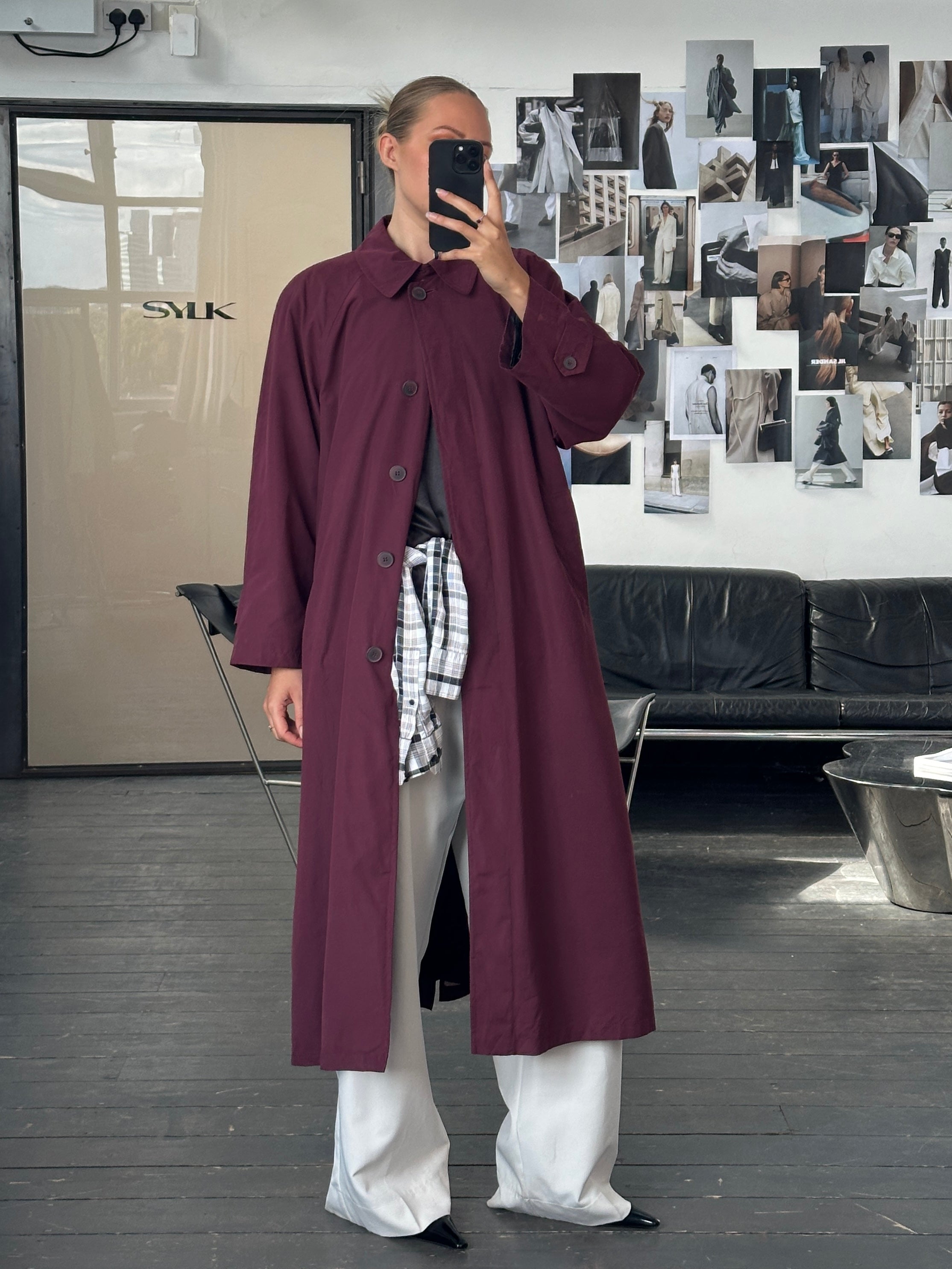 London Fog 2000s Concealed Placket Trench Coat - XL - SYLK