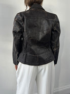 Vintage Distressed Leather Jacket - S/M - SYLK