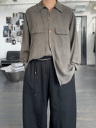 GUESSILK 1990s Pure Silk Minimal Shirt - L - SYLK