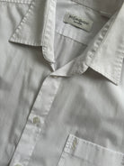 Yves Saint Laurent Cotton Short Sleeve Logo Shirt - L - SYLK