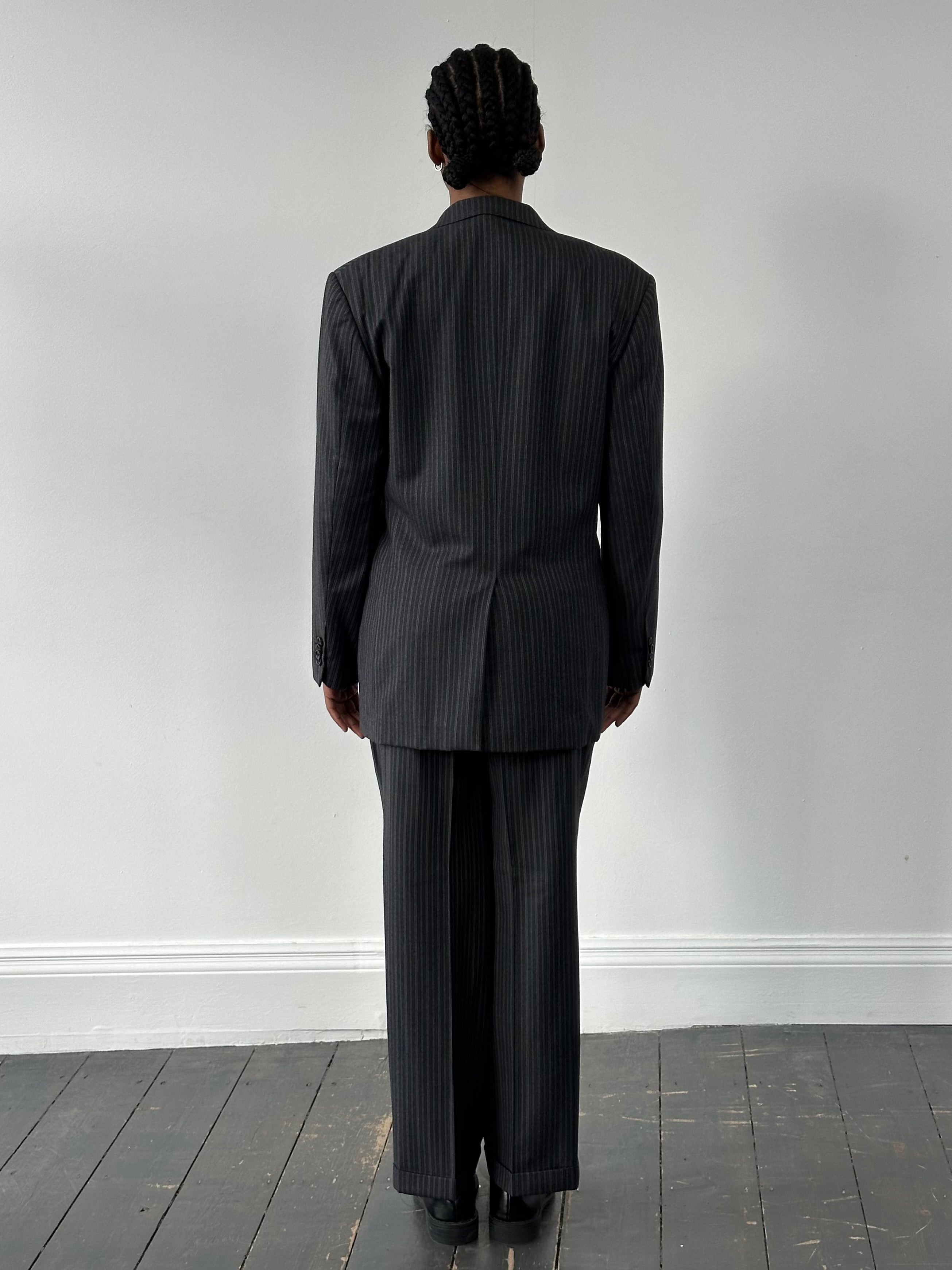 Loro Piana x Visaruno 2000s Pure Wool Stripe Suit - 40R/W32 - SYLK