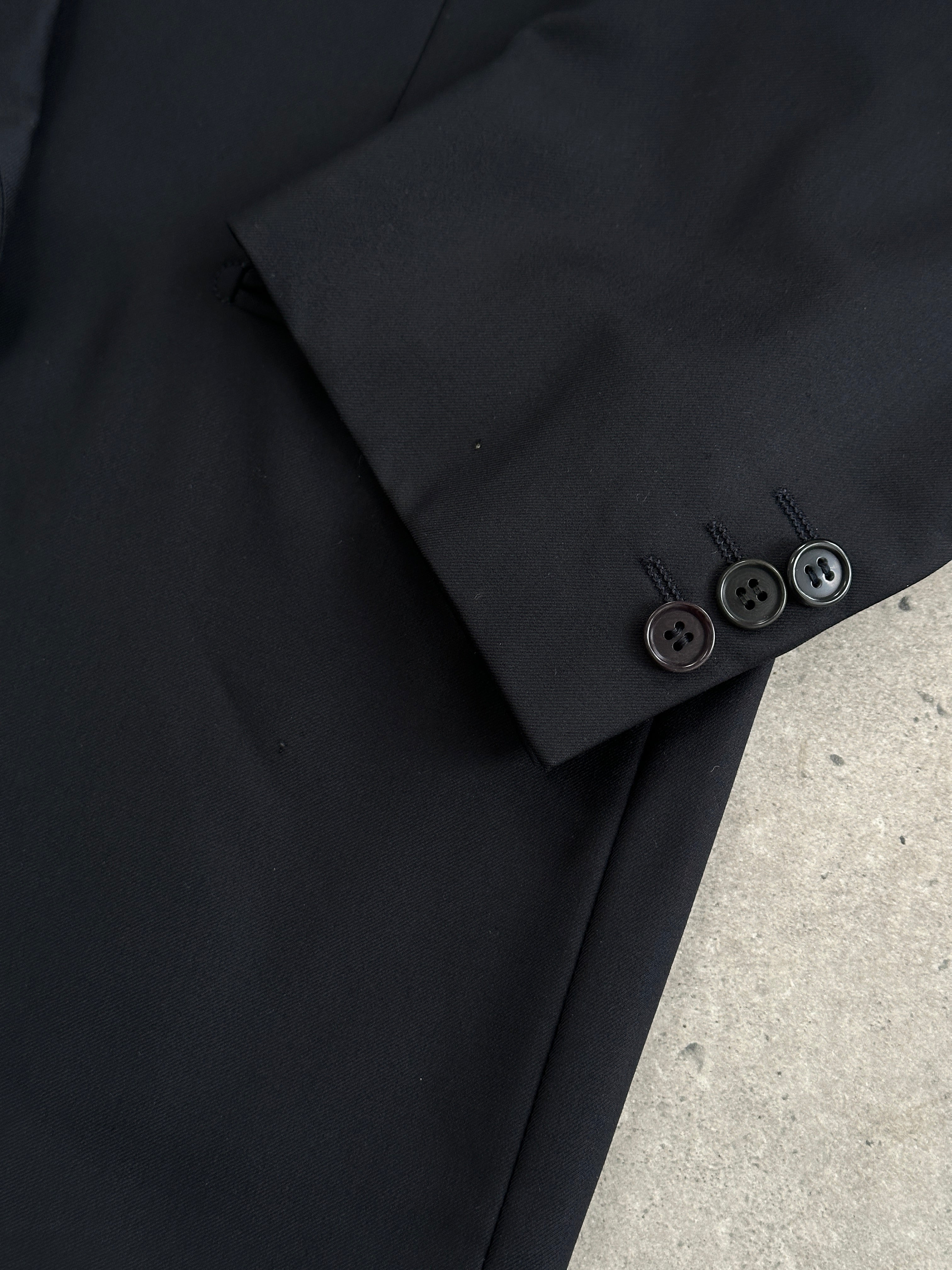 Pal Zileri x Loro Piana oversized wool blazer with double-breasted lapels in size 42R/XL, featuring a tailored fit and classic design.
