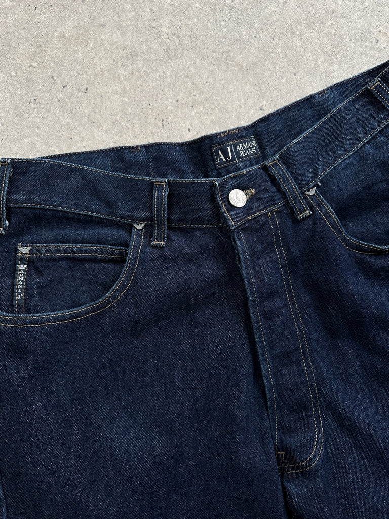 Armani Jeans High Waisted Straight Leg Denim Jeans - W30 - SYLK
