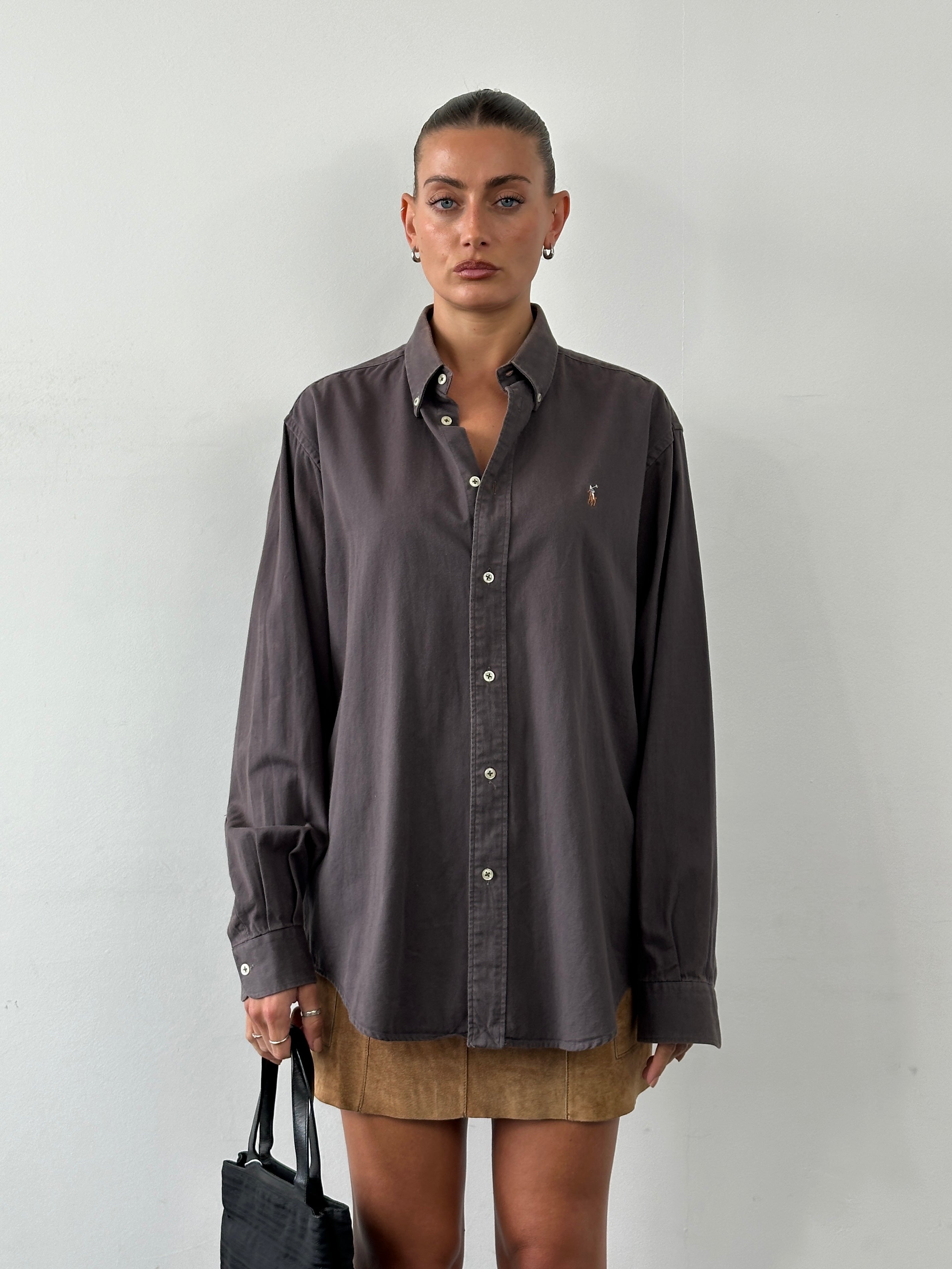 Ralph Lauren Polo Pure Cotton Logo Shirt in XL, featuring classic polo design with the brand's logo on the chest.