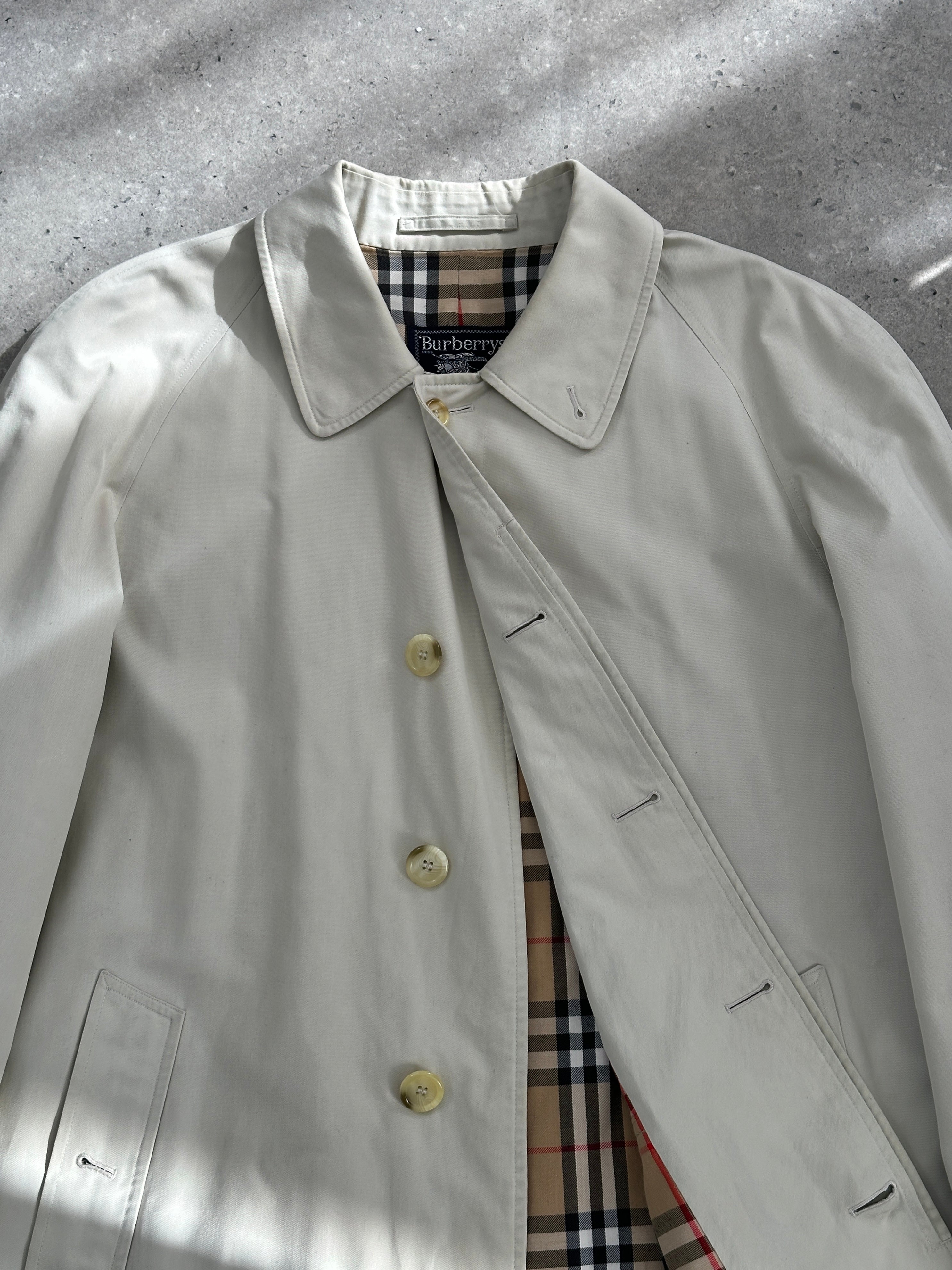 Burberrys Cotton Trench Coat - XL - SYLK