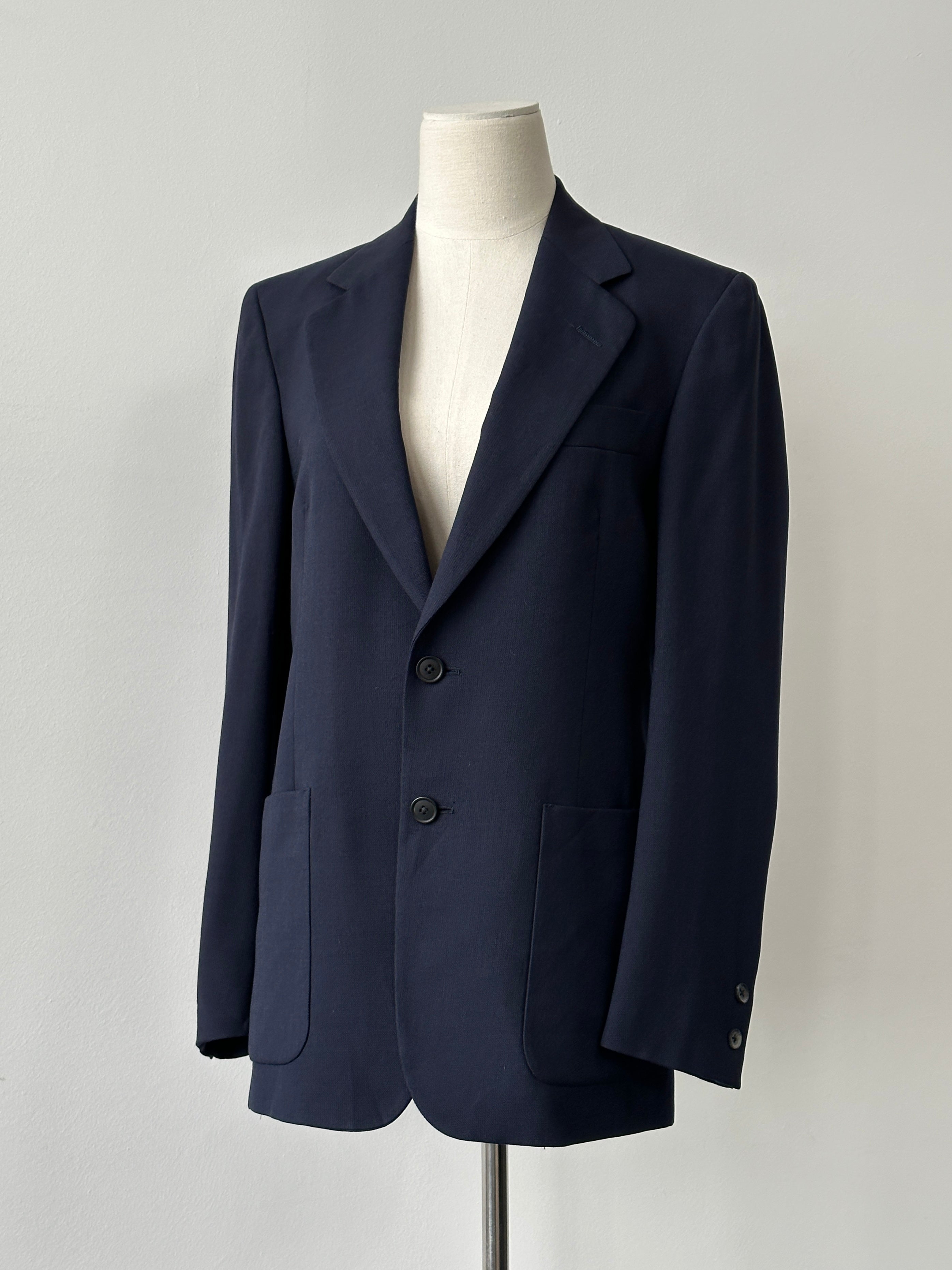 Christian Dior 1980s Wool Single Breasted Blazer - M