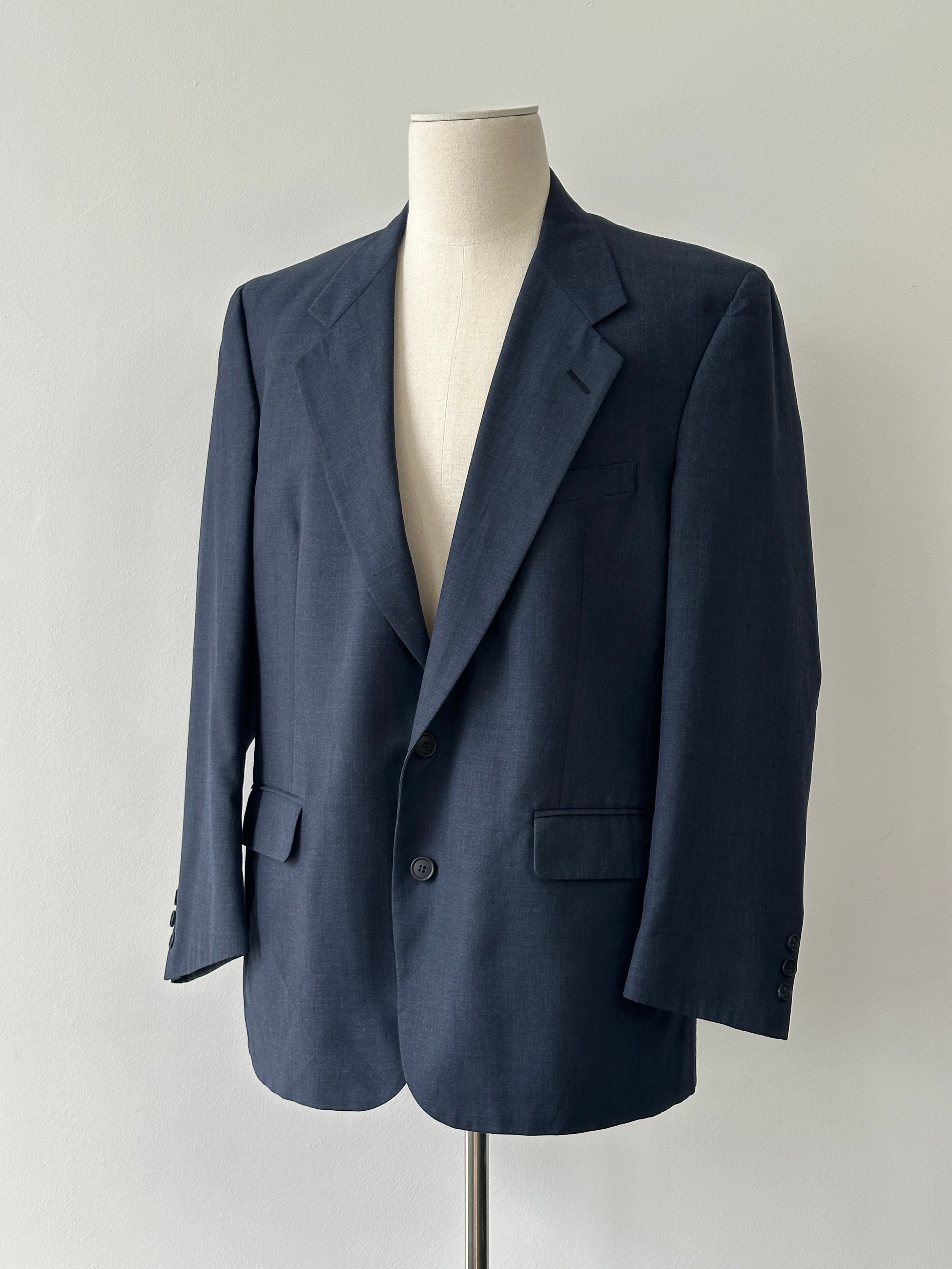 Christian Dior Monsieur 1990s Wool Single Breasted Blazer - 44R