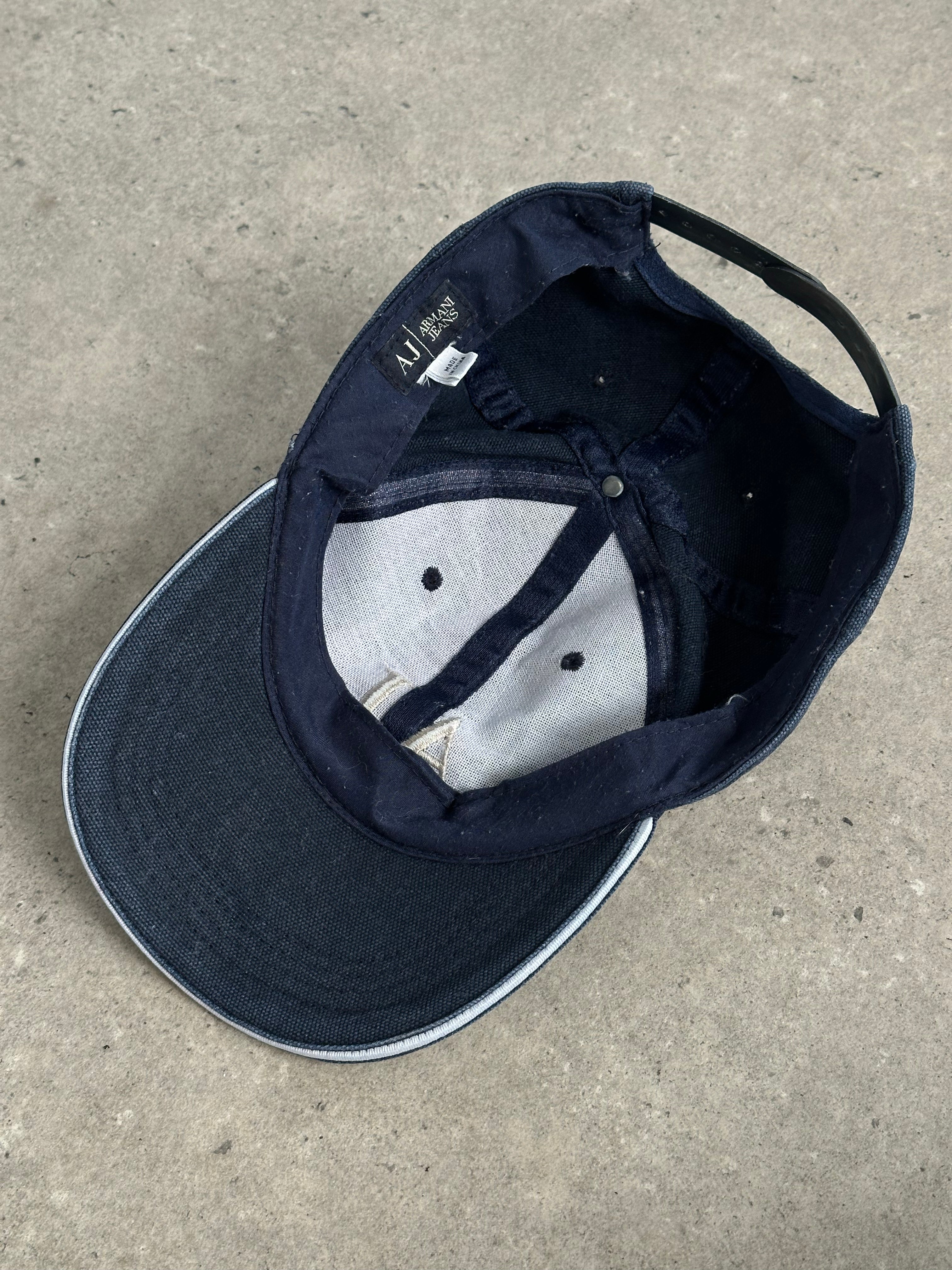 Armani Jeans 1990s Cotton Logo Hat