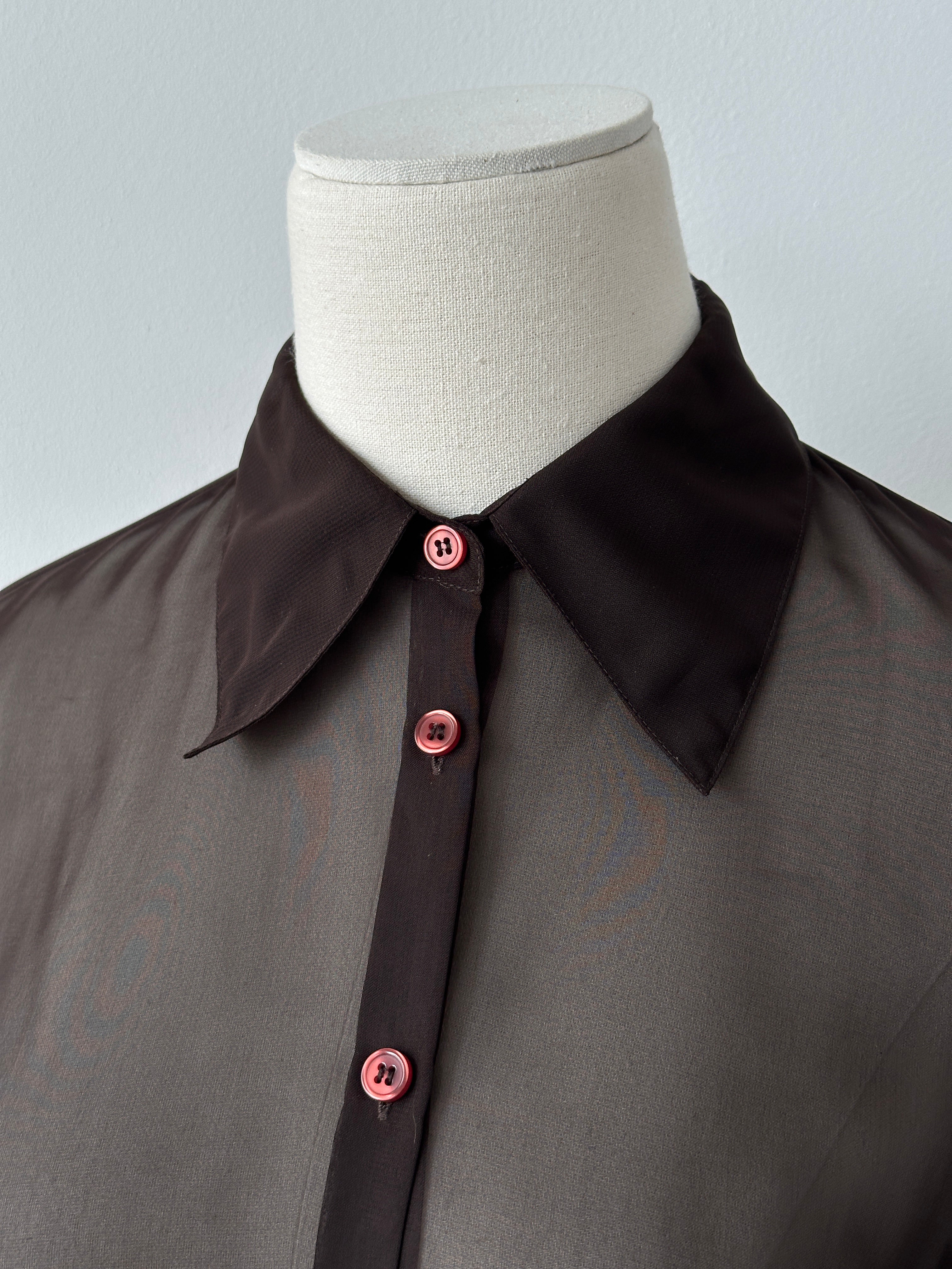 Vintage 2000s Sheer Shirt - S