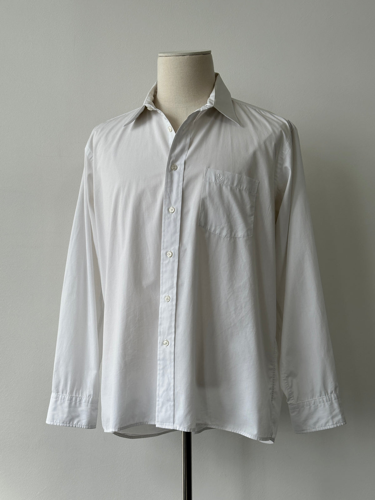 Christian Dior 1990s Cotton Logo Shirt - XL
