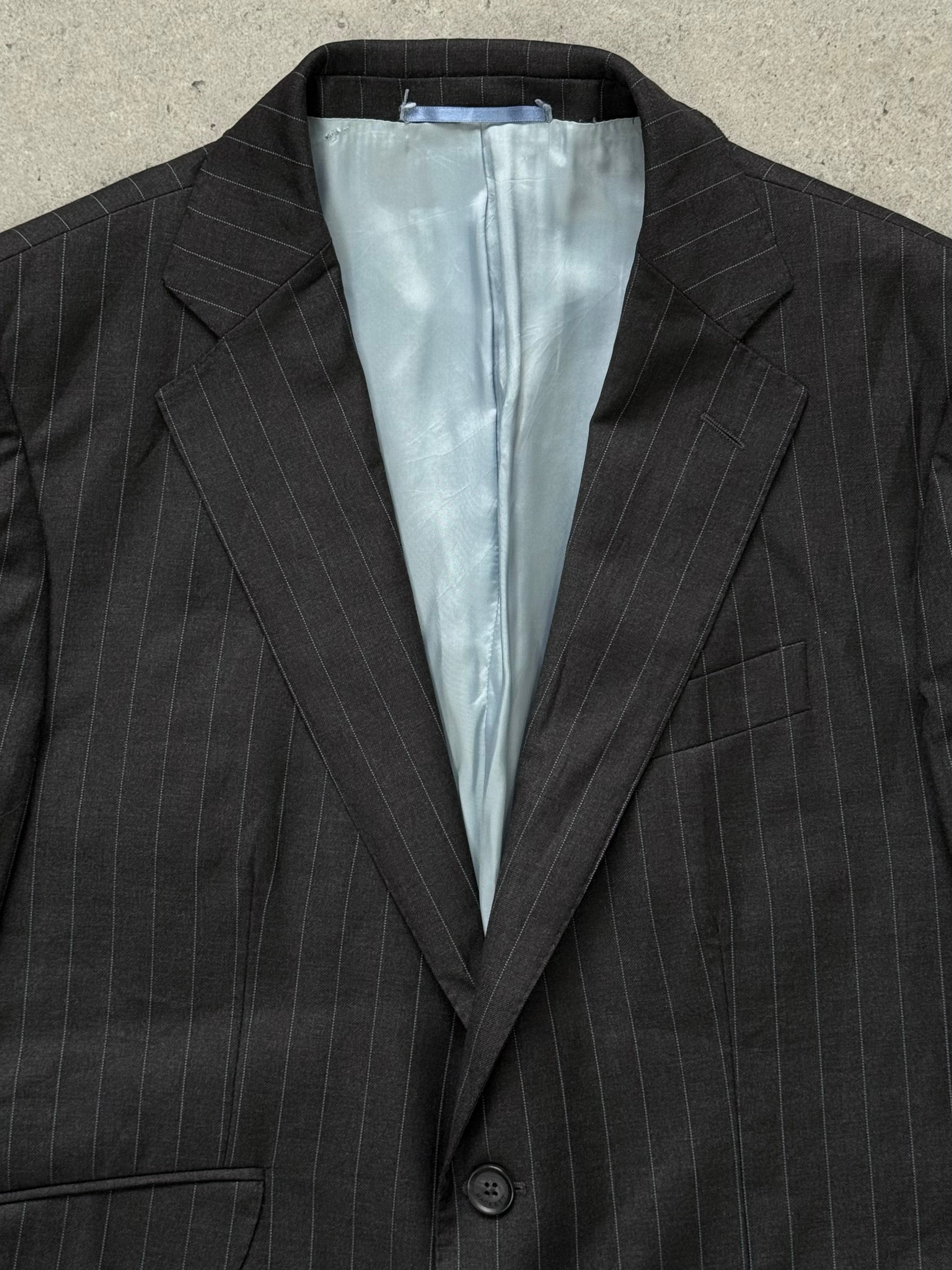 Loro Piana x Hackett 2000s Pure Wool Striped Blazer - 40R/L