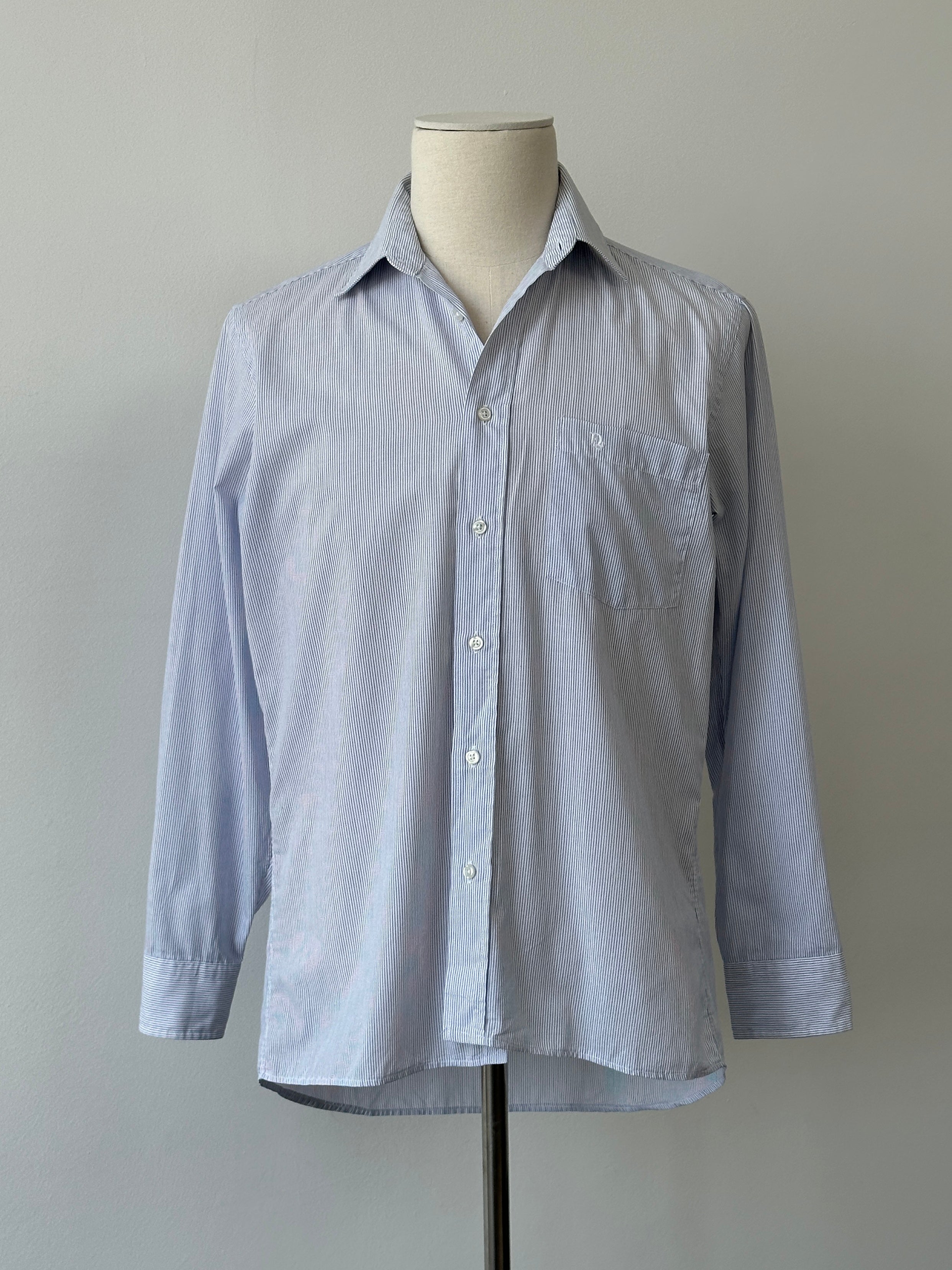 Christian Dior Monsieur 1990s Cotton Striped Shirt - XS