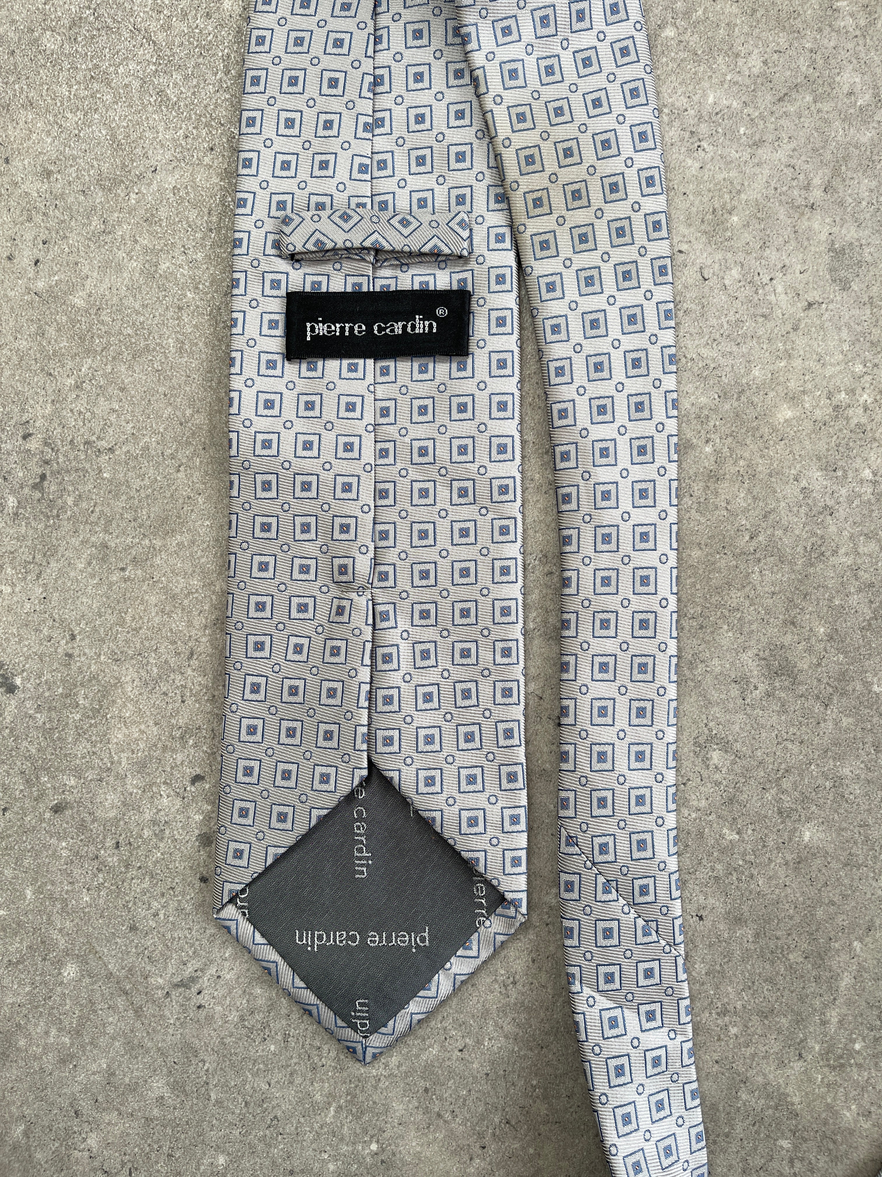 Pierre Cardin 1990s Pure Silk Print Tie