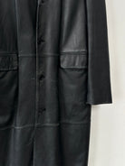 Vintage Leather Trench Coat - XL - SYLK