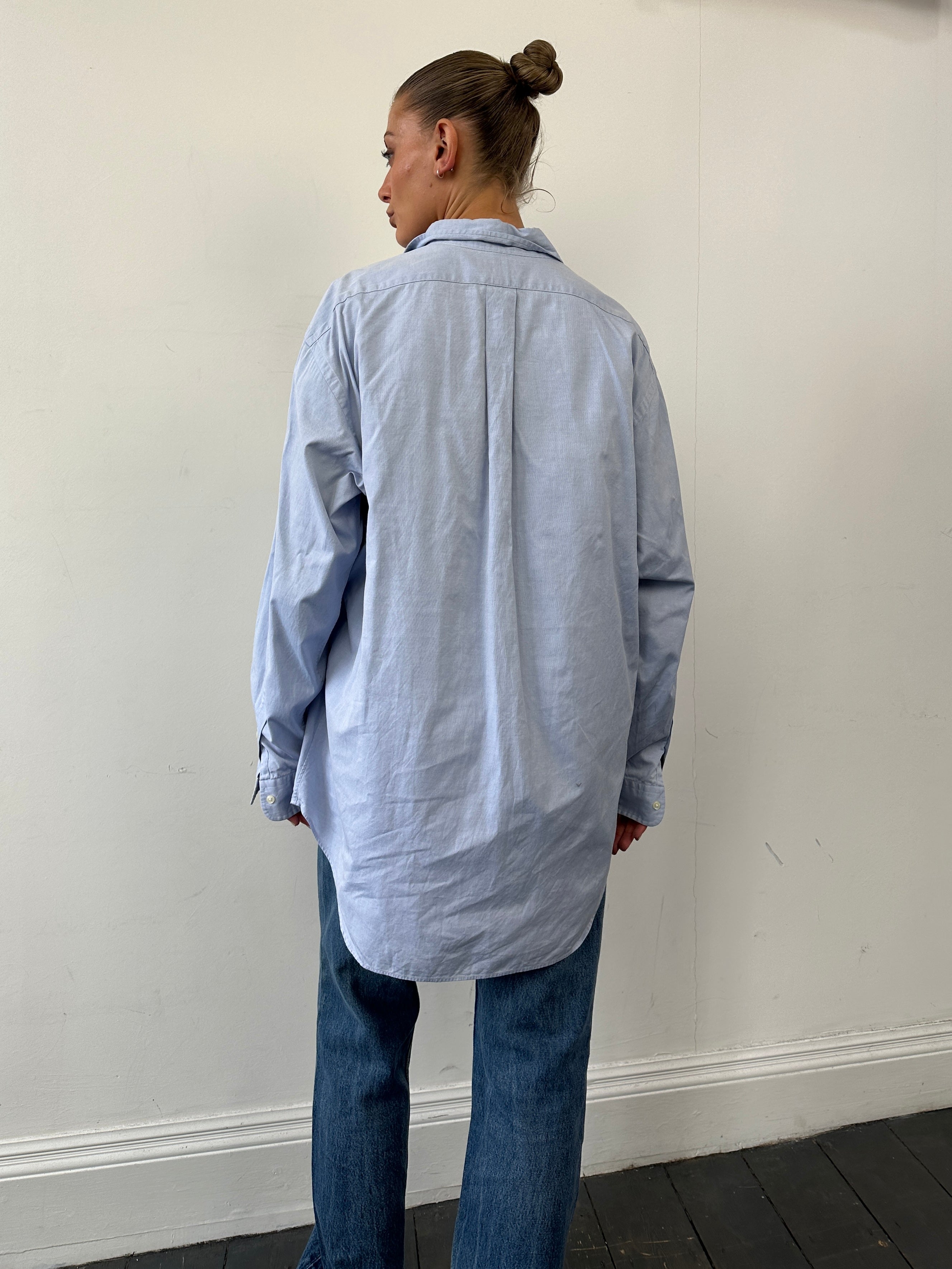 Ralph Lauren Pure Cotton Logo Shirt in XXL, featuring a classic design with the brand's logo on the chest, made from soft cotton fabric.