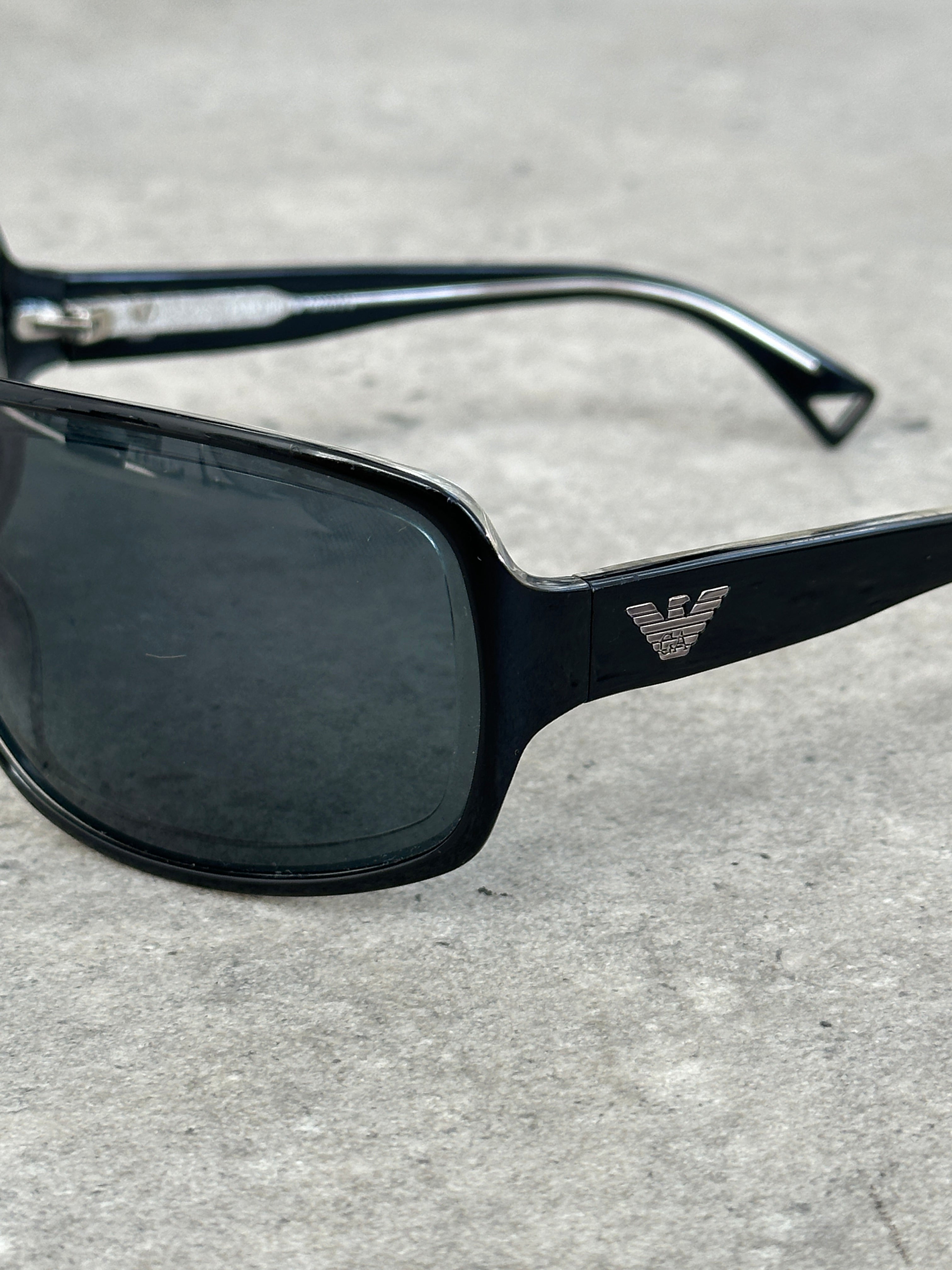 Armani 2000s Shield Logo Sunglasses