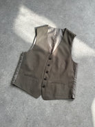 Vintage Elasticated Waistcoat - L - SYLK