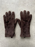 Vintage 2000s Suede Leather Gloves - M - SYLK