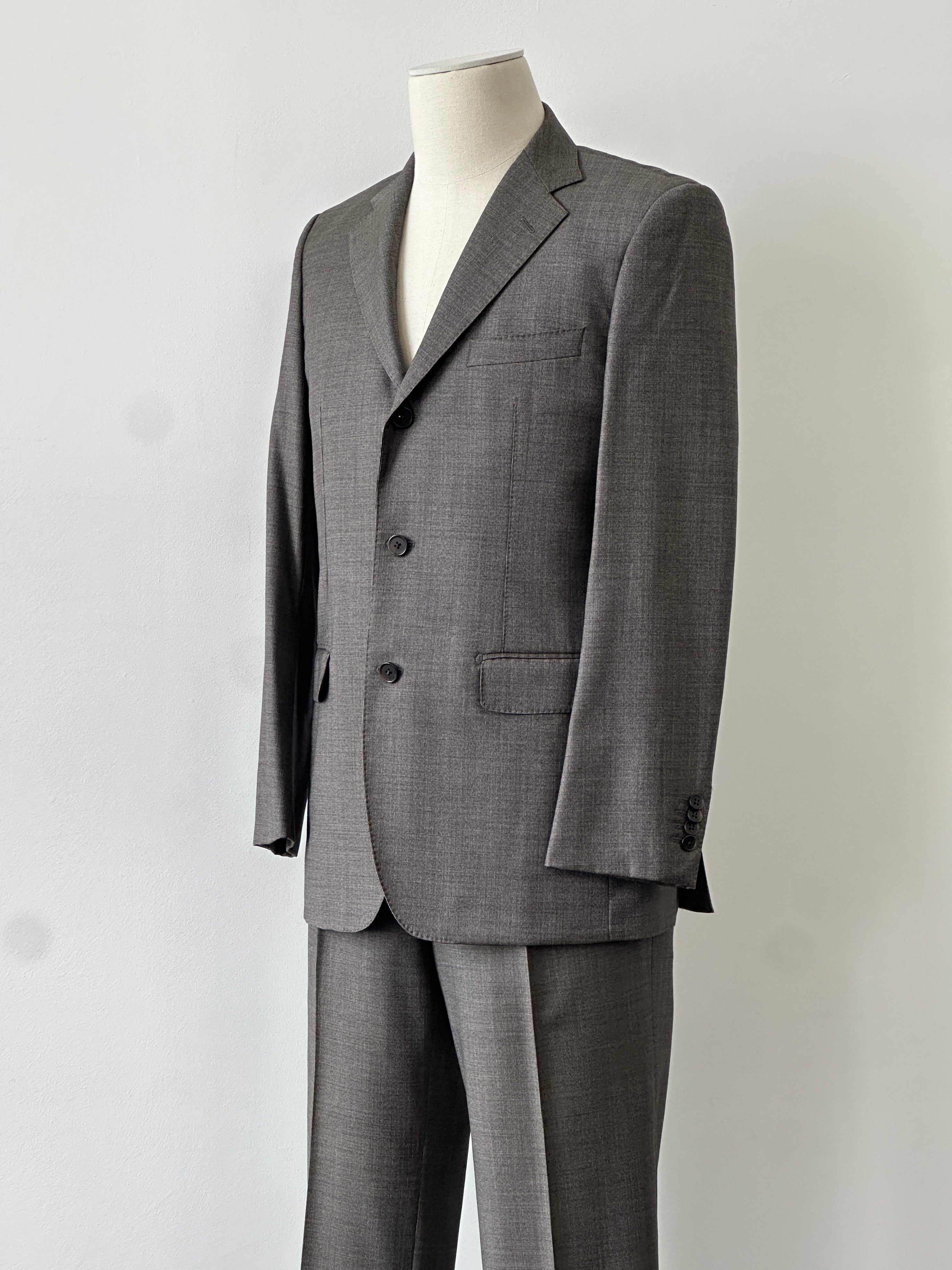 Loro Piana x Ivory Court 1990s Pure Wool Suit - 40S/W30