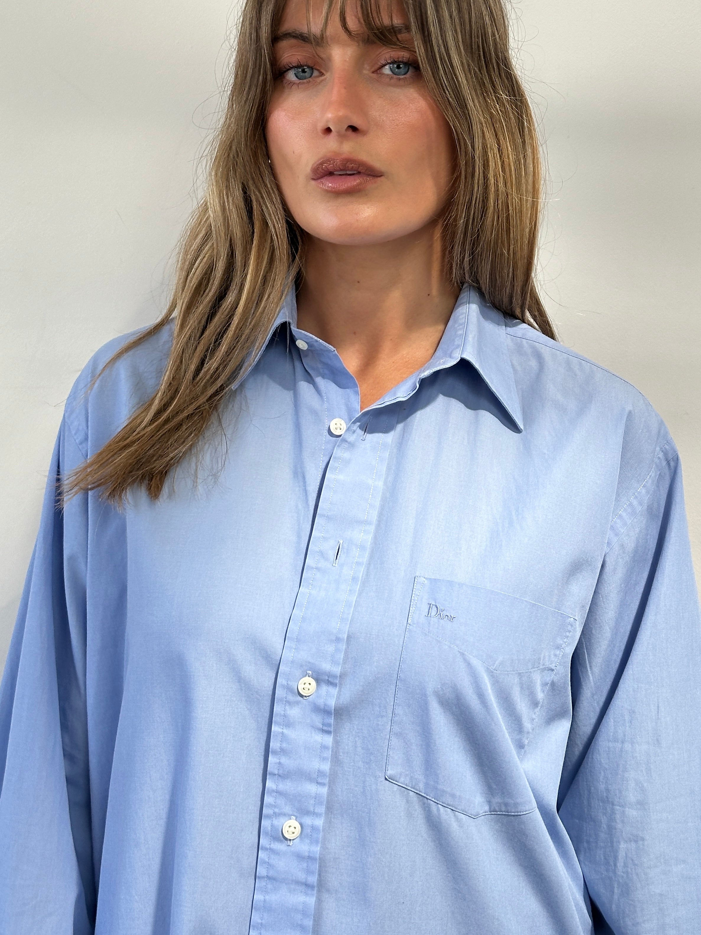 Christian Dior Monsieur Cotton Logo Shirt - L | SYLK