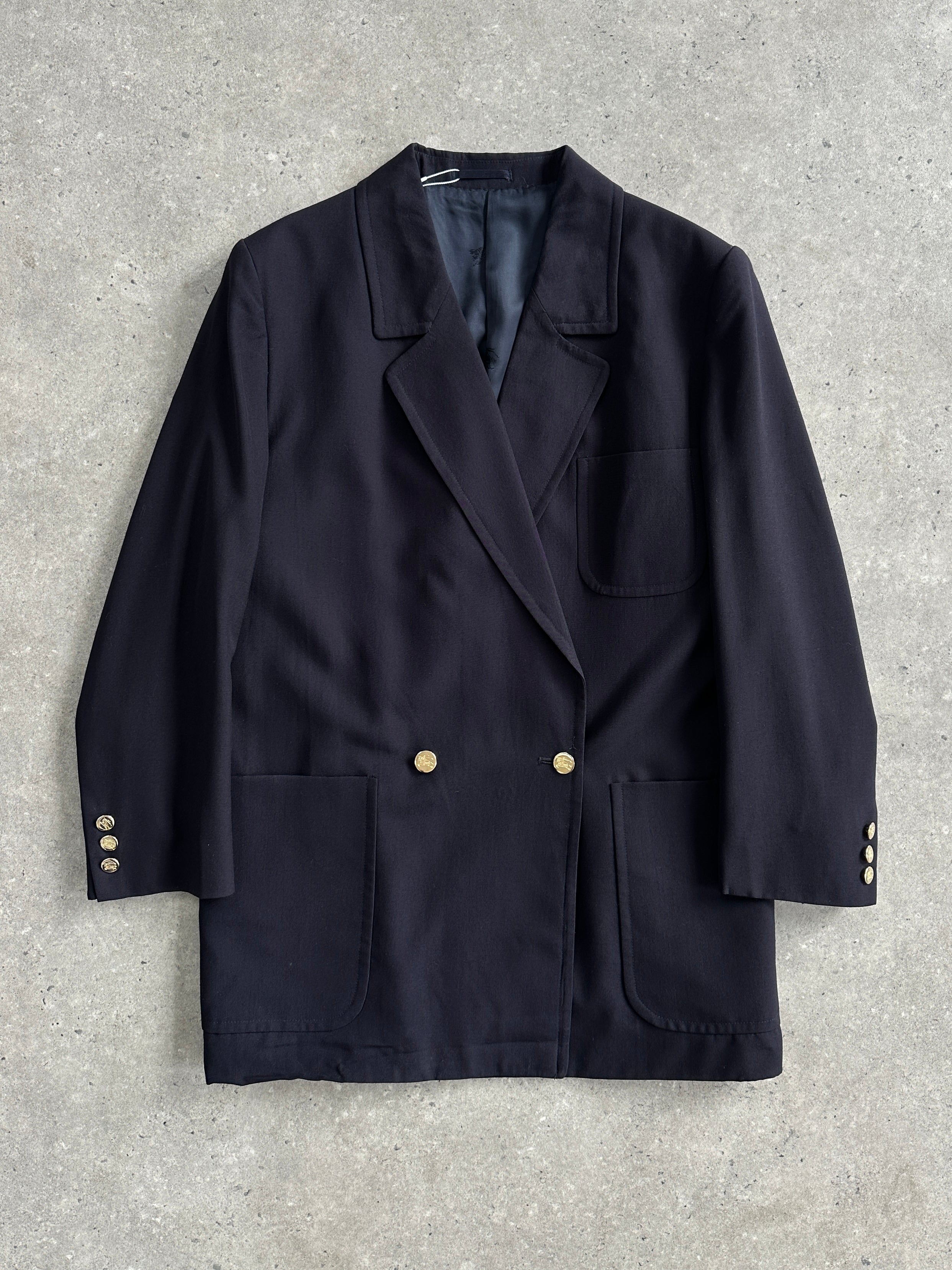 Burberry Pure Wool Bespoke Button Blazer - M - SYLK