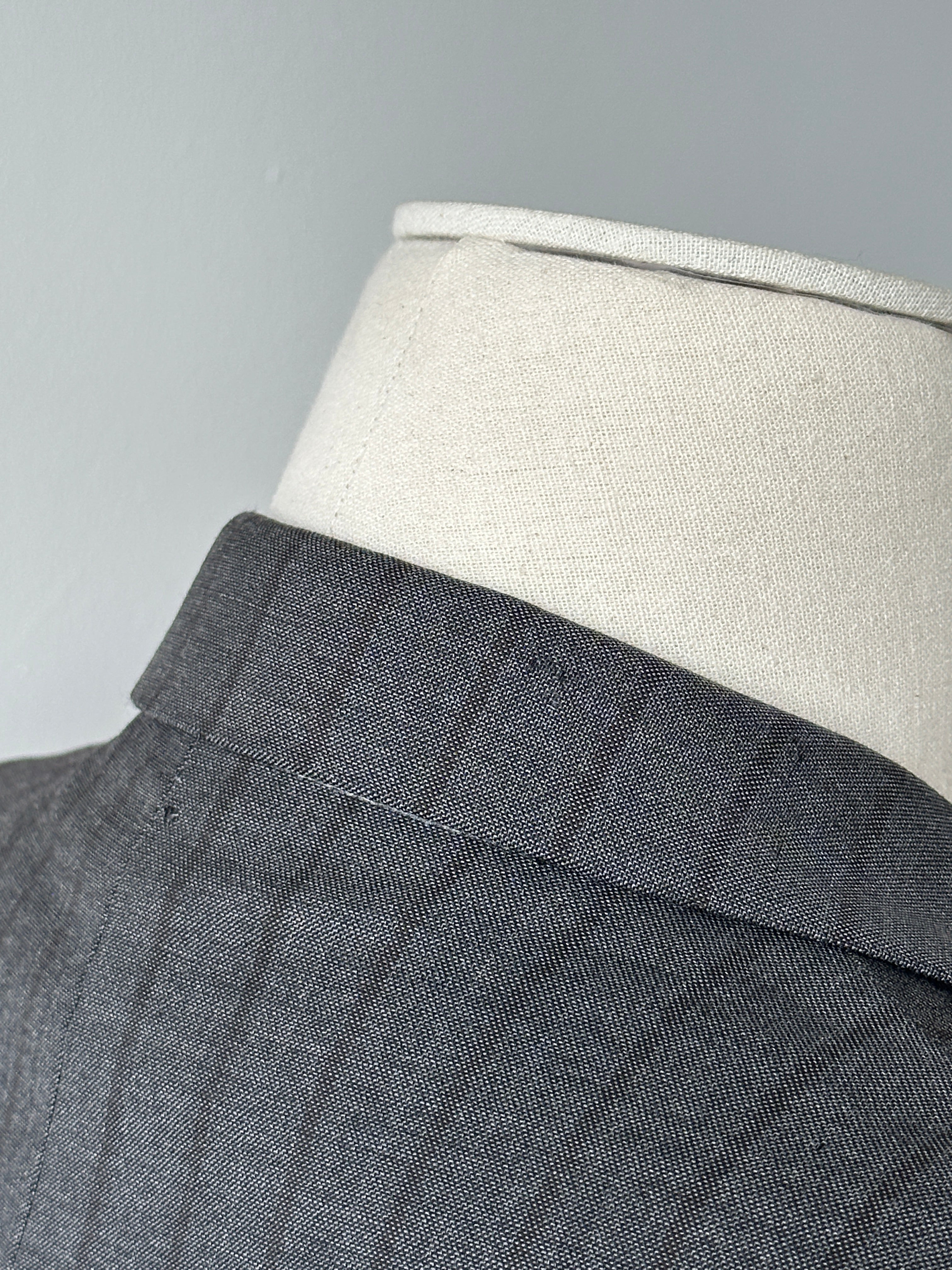 Loro Piana x Barnys 1990s Pure Wool Striped Single Breasted Blazer - 44R