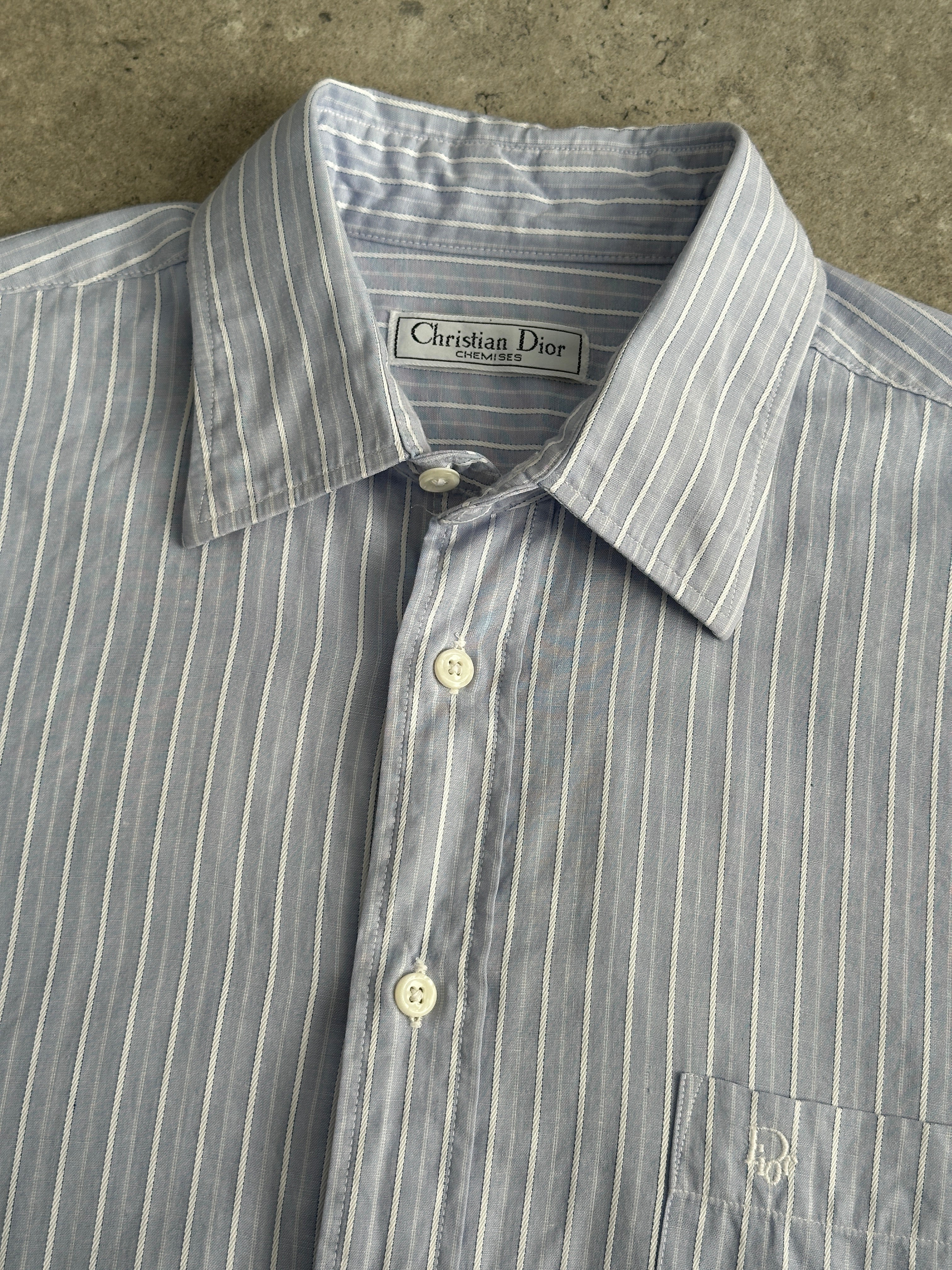 Christian Dior Chemins 1990s Pure Cotton Striped Shirt - XS