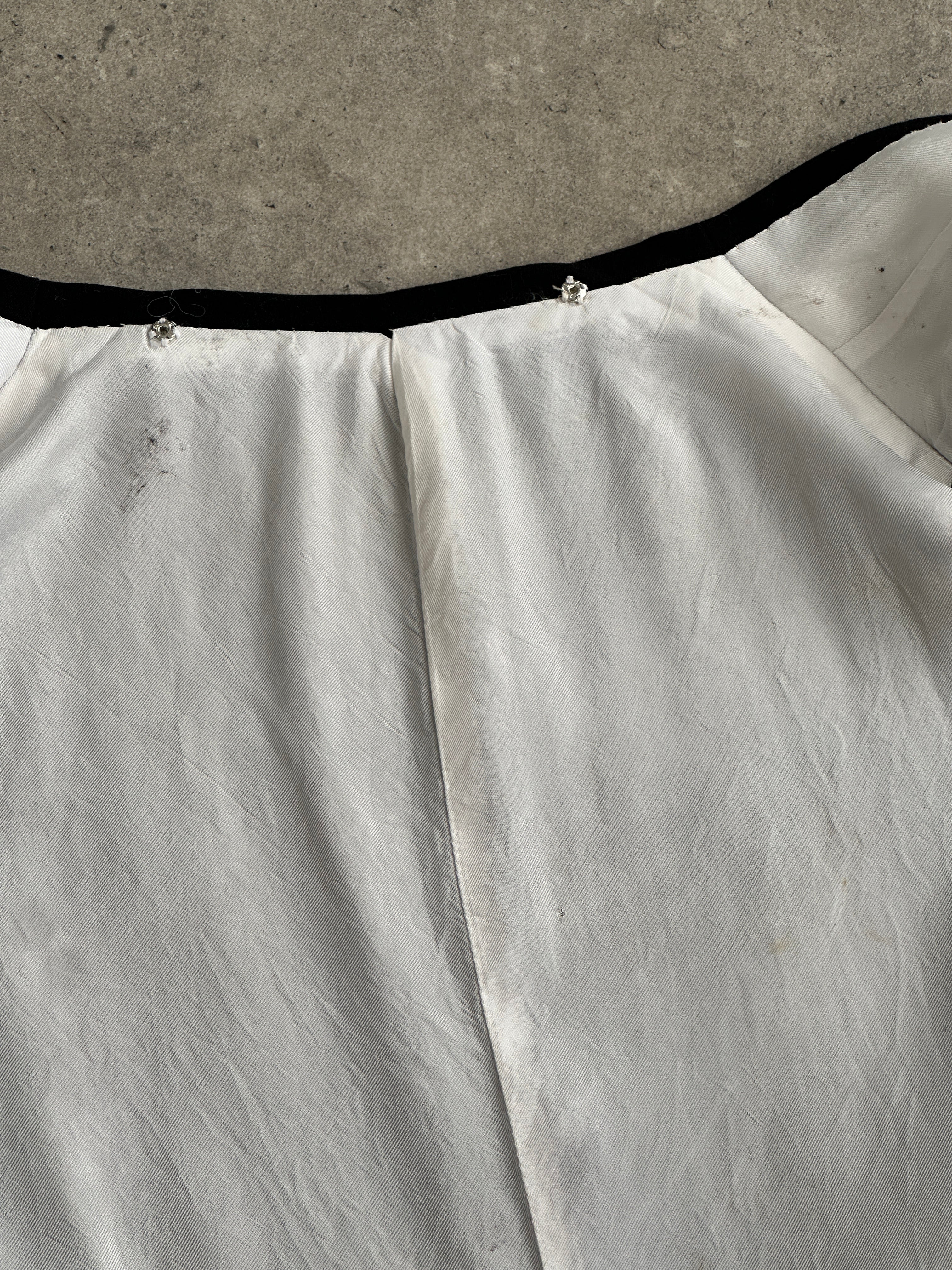 Vintage 1990s Pure Wool Tailored Waistcoat - M