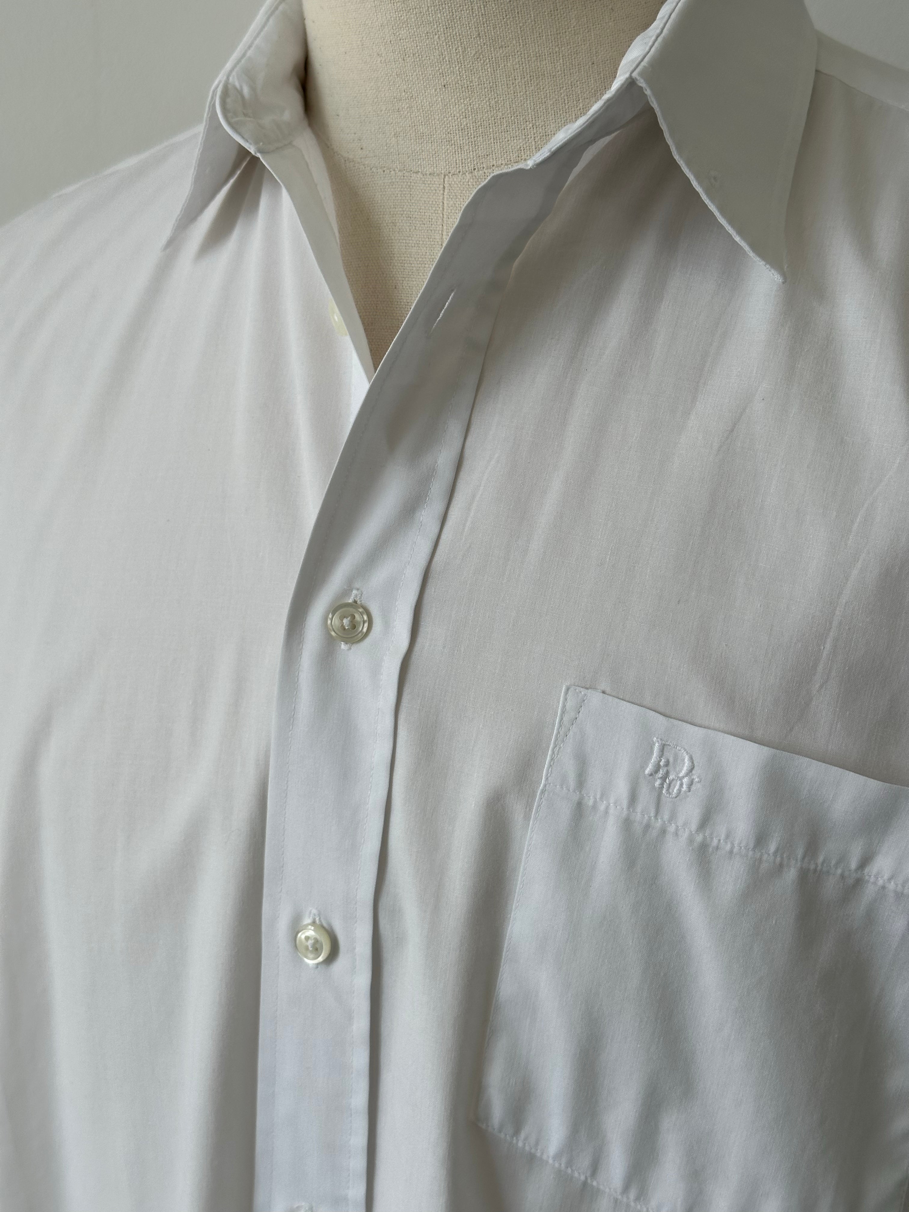 Christian Dior 1990s Cotton Logo Shirt -