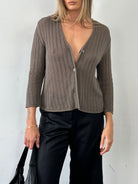 Max Mara Knitted Crochet Cardigan - M - SYLK