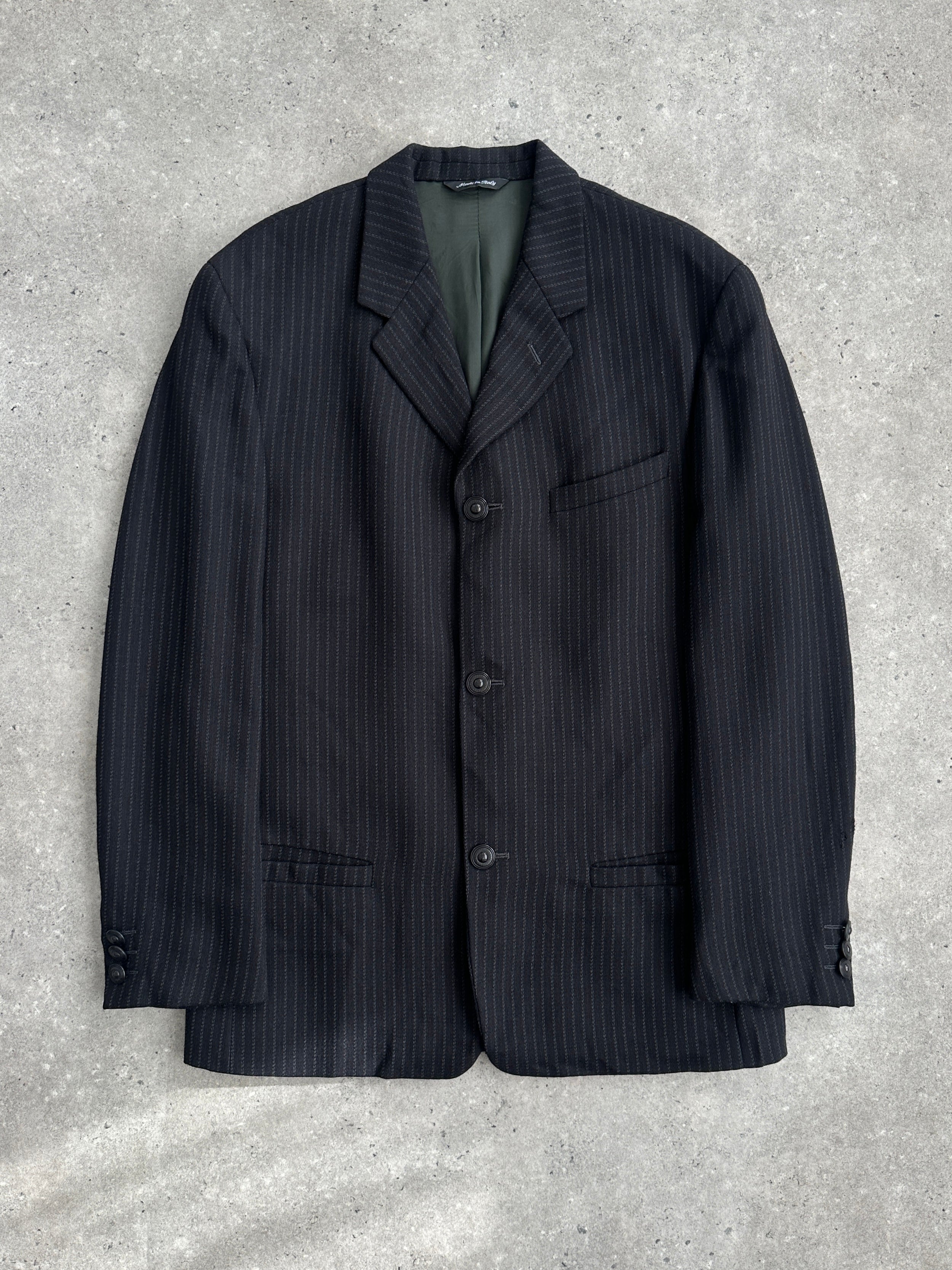 Versace Versus 90s bespoke button blazer, relaxed fit, single-breasted style in size 38R/M, tailored men's blazer.