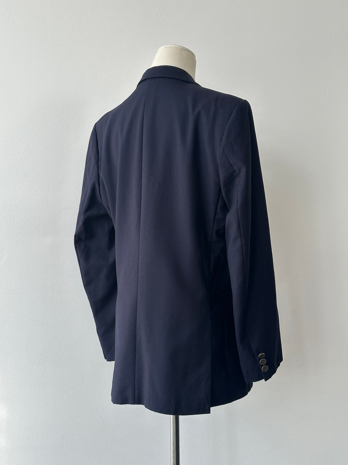 Yves Saint Laurent 1990s Pure Wool Bespoke Button Blazer - M