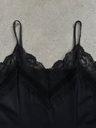 Vintage 2000s Lace Mini Slip Dress - S - SYLK