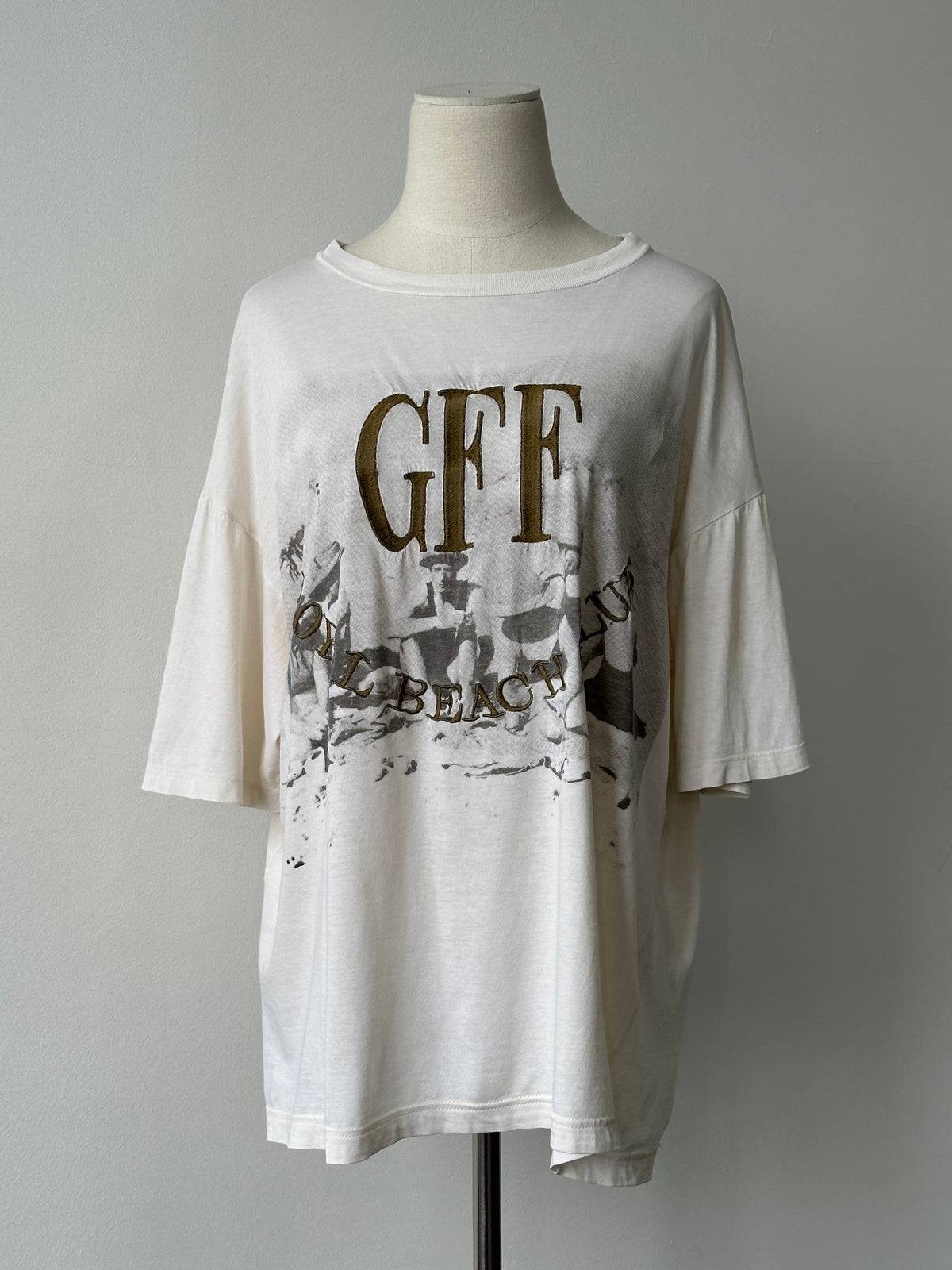 Gianfranco Ferre 1990s Pure Cotton Logo Top - L-XL