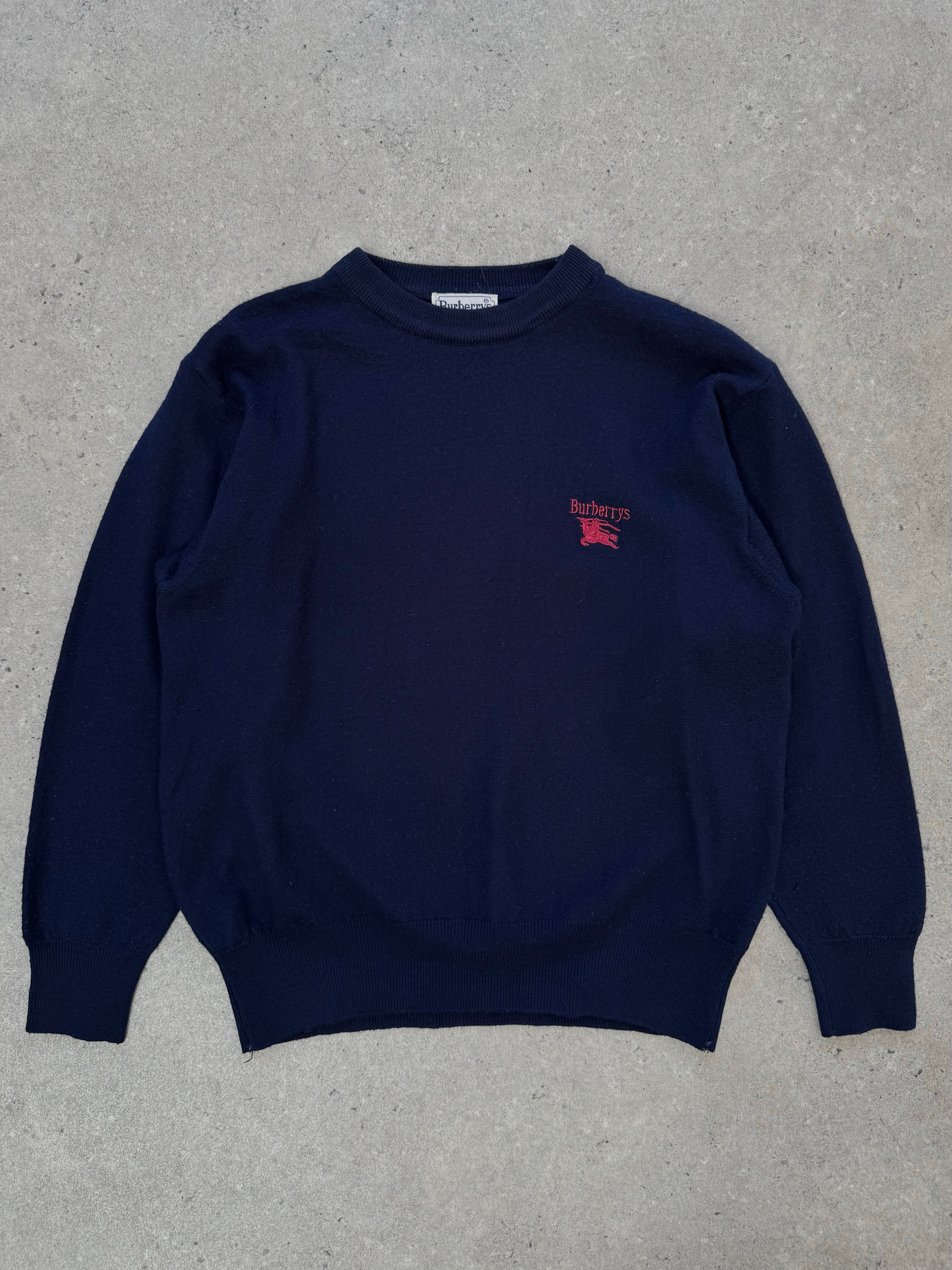 Burberry 1990s Wool Knit Jumper - XS