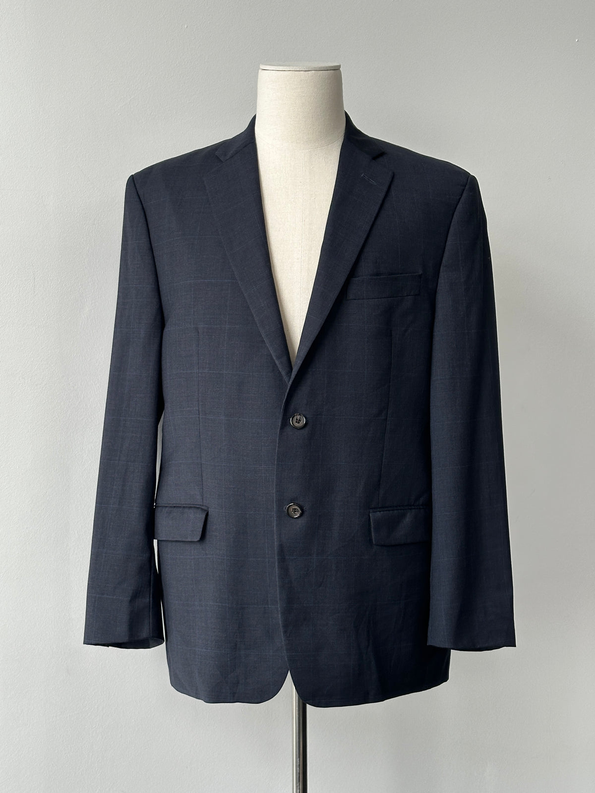 Ralph Lauren 2000s Check Pure Wool Single Breasted Blazer - 44R
