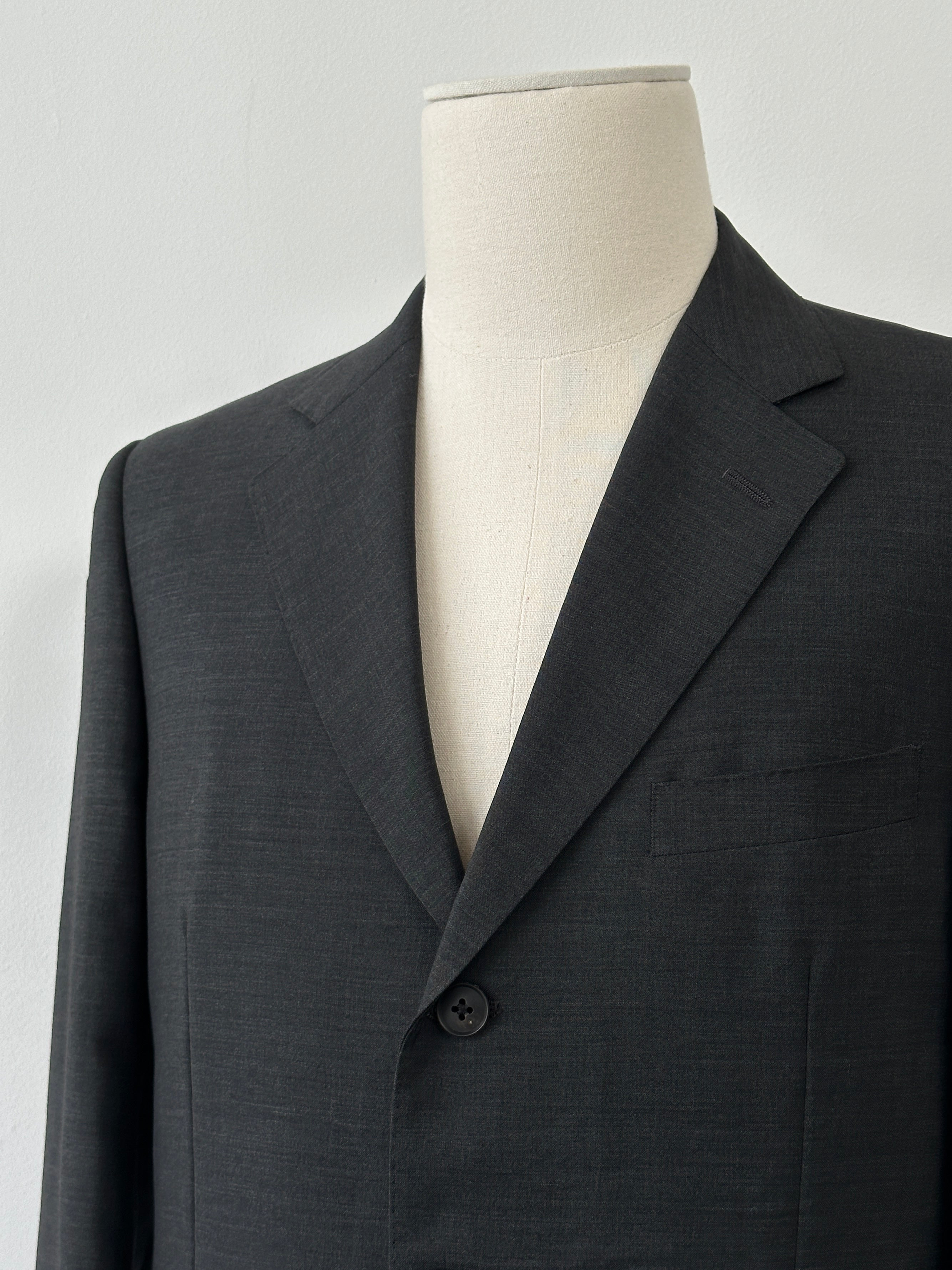 Burberry London 2000s Wool Mohair Single Breasted Blazer - M-L